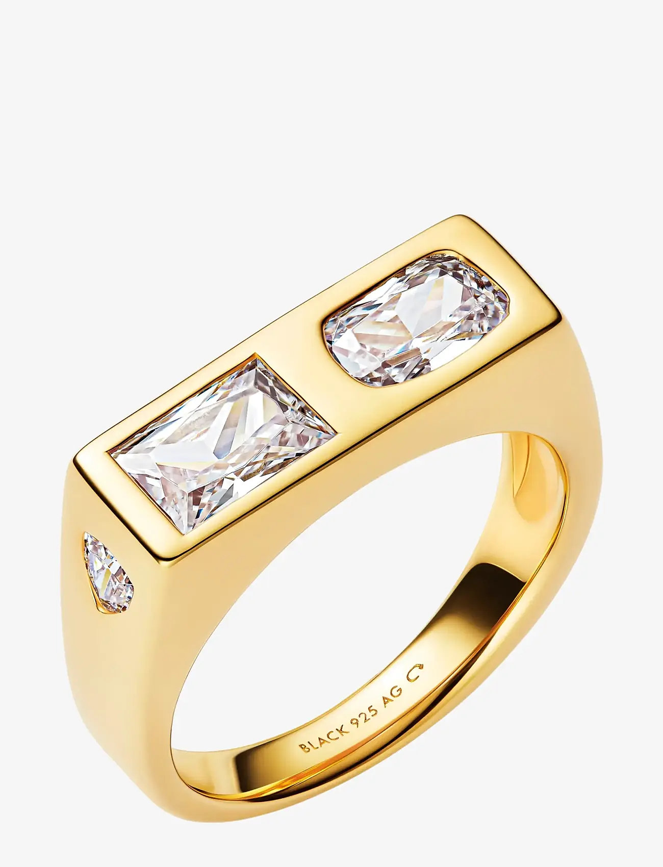 Maria Black - Us Three Signet Ring - rings - gold - 1