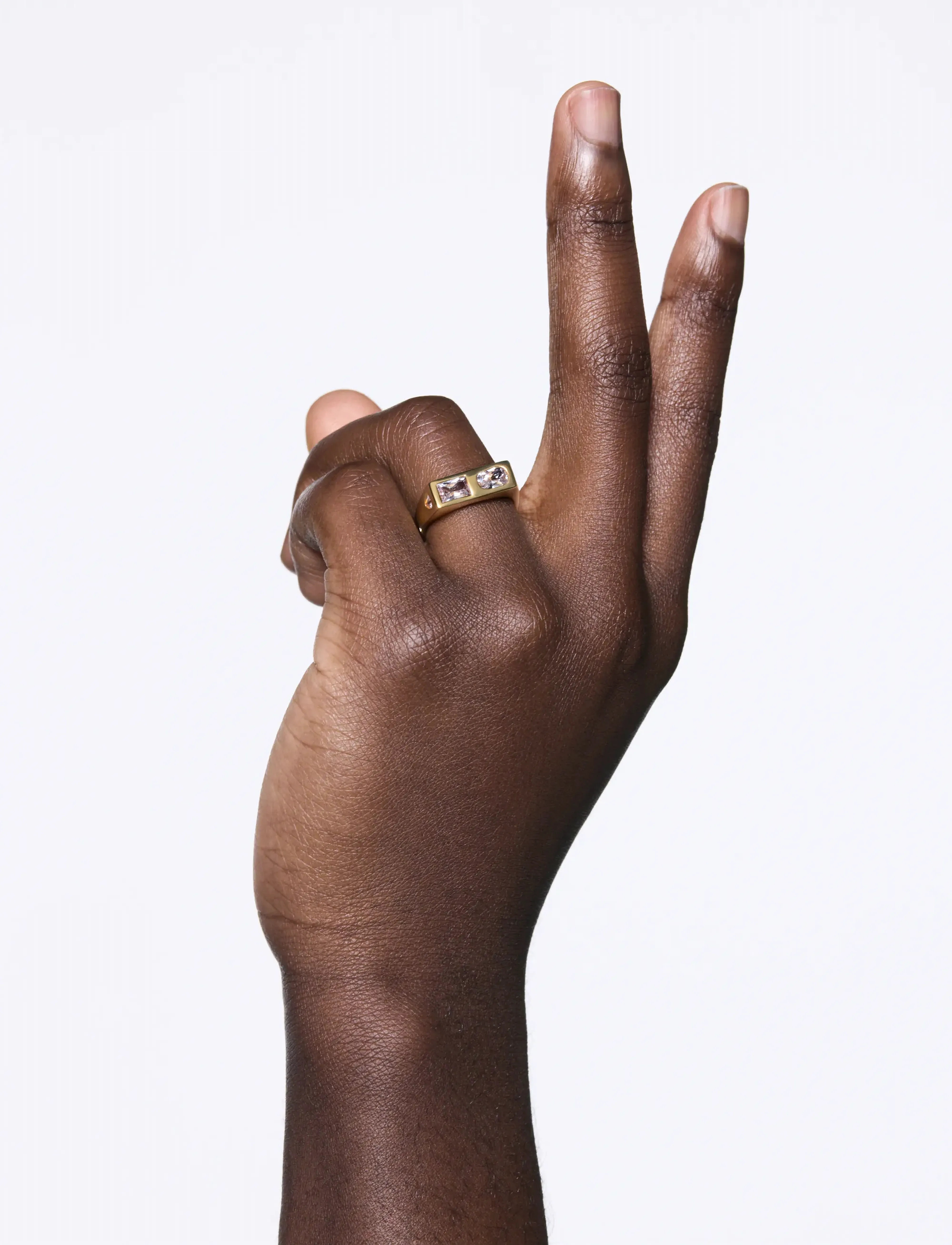 Maria Black Us Three Signet Ring, 54, Jewellery, Gold - Rings, Frauen