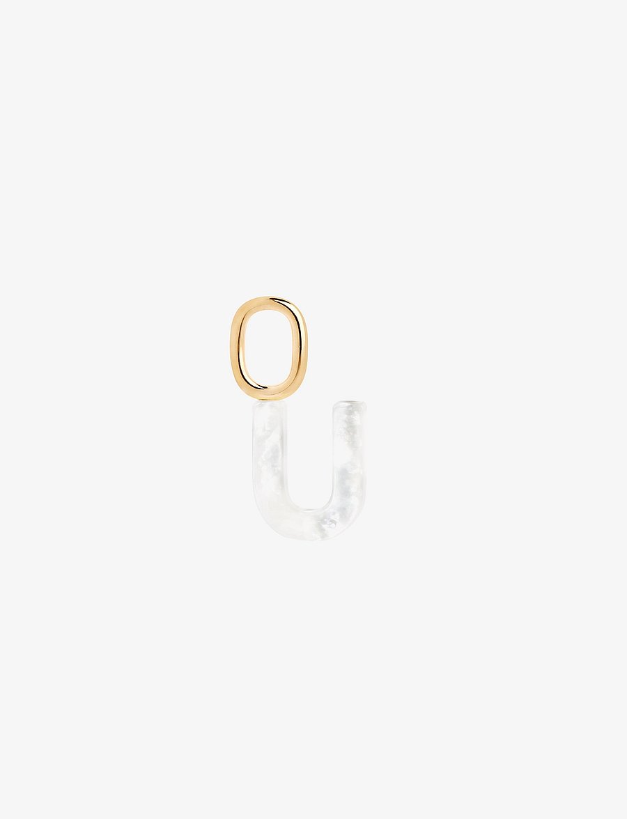 Maria Black - Lucid Letter Charm - vedhæng - gold - 0