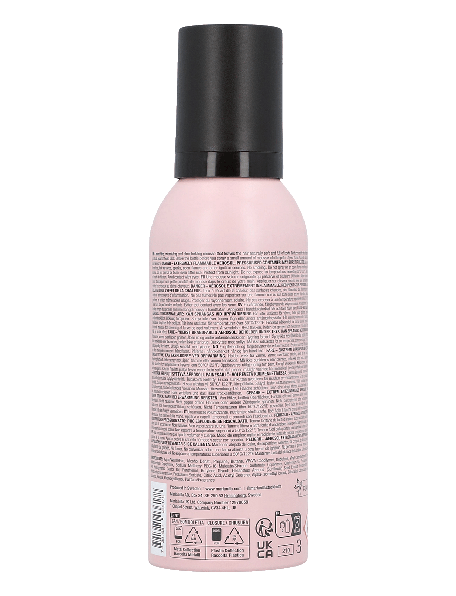 Maria Nila - Pure Volume Mousse - mellan 200-500 kr - clear - 1