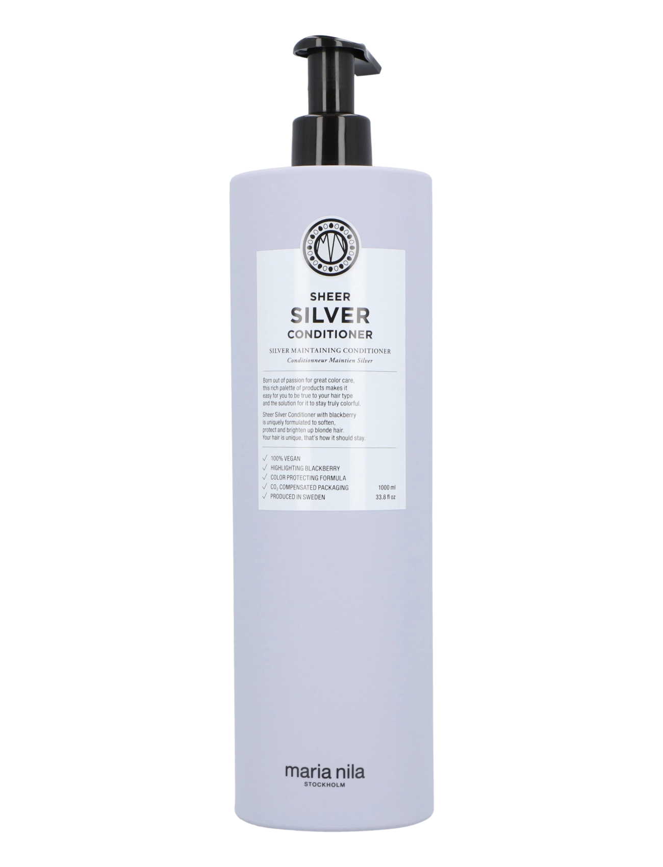 Maria Nila Sheer Silver Conditioner, 1000 ml, Care, Nackt - Beauty