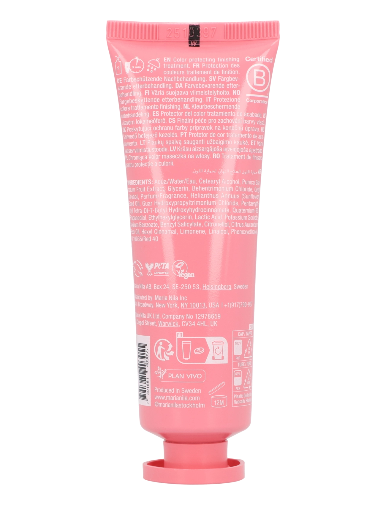Maria Nila - Luminous Colour Booster Masque - hair - clear - 1