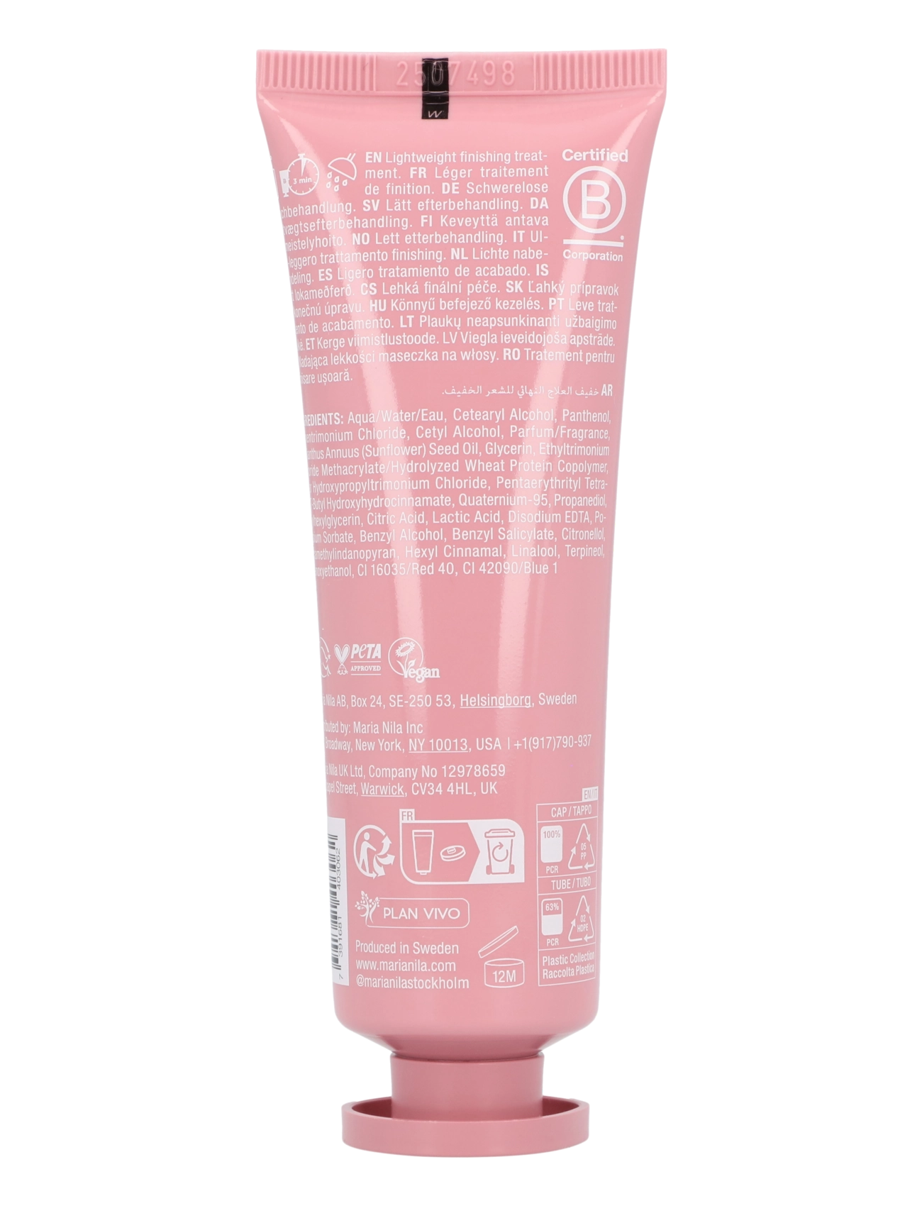 Maria Nila - Pure Volume Booster Masque - hair - clear - 1
