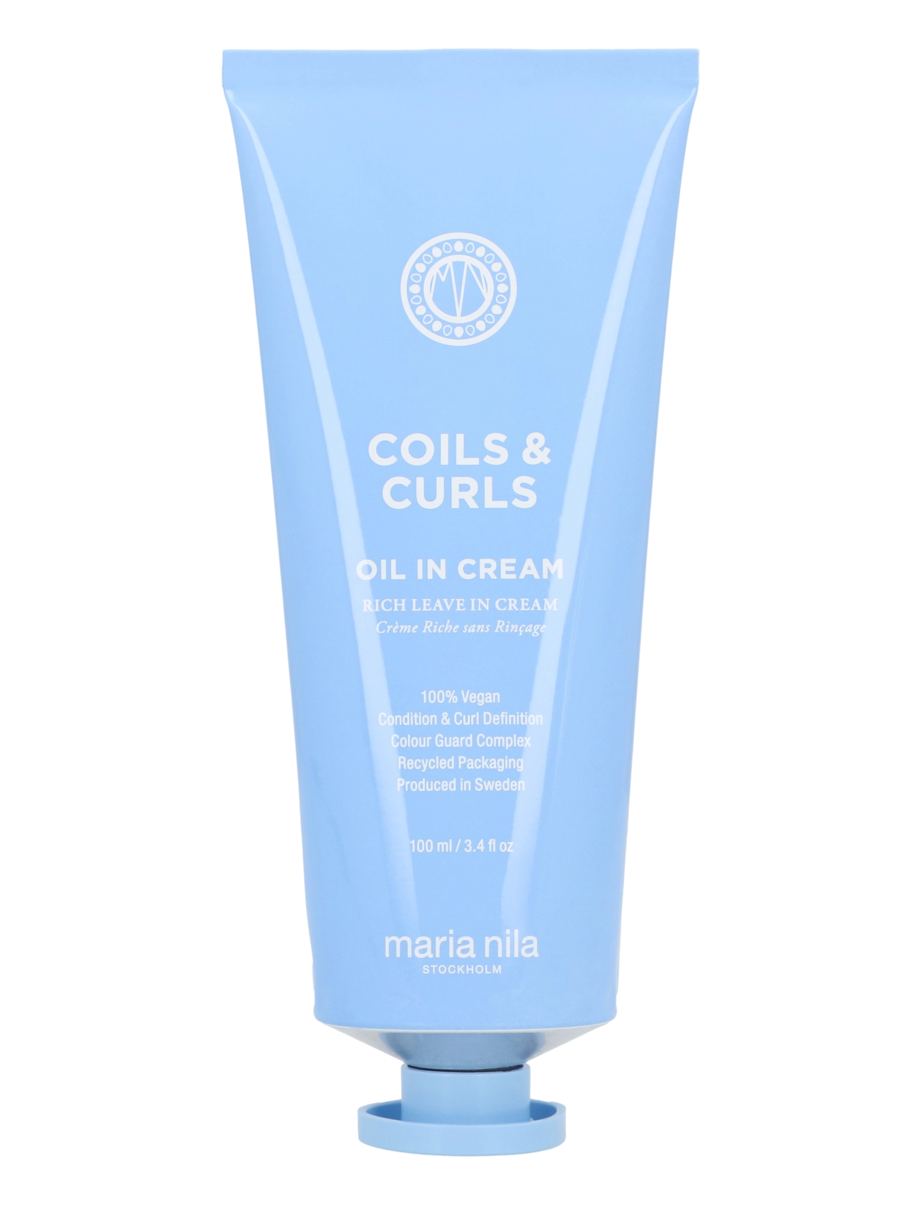 Maria Nila Coils & Curls Oil In Cream, 100 ml, Styling, Nackt - Styling Beauty