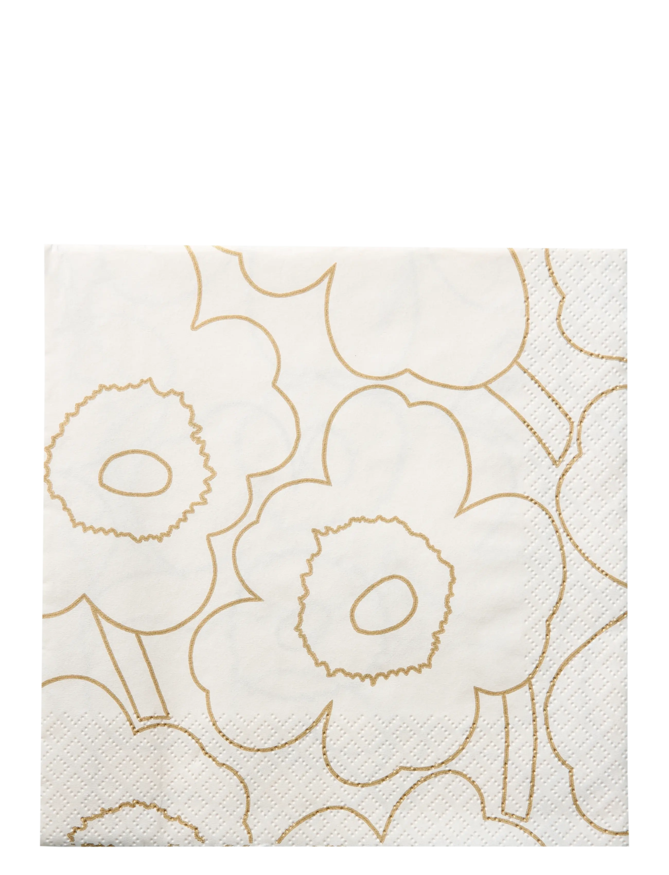 MARIMEKKO BY HAVI Marimekko Serviette Piirto Unikko Cream Cream - 24X24CM - Unisex