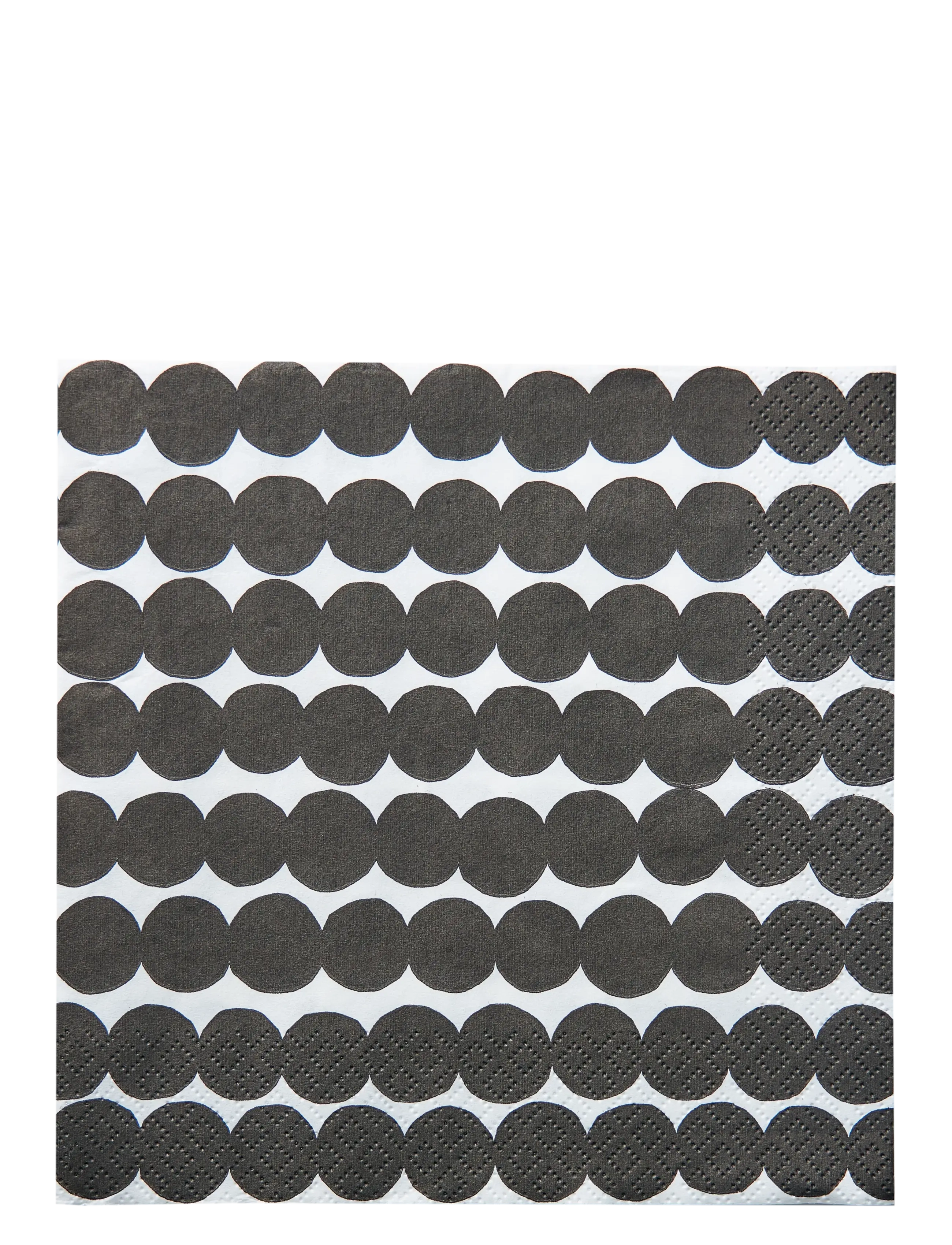 Marimekko by Havi Marimekko Napkin Räsymatto, Paper Serviet, Sort, Str: 24X24CM