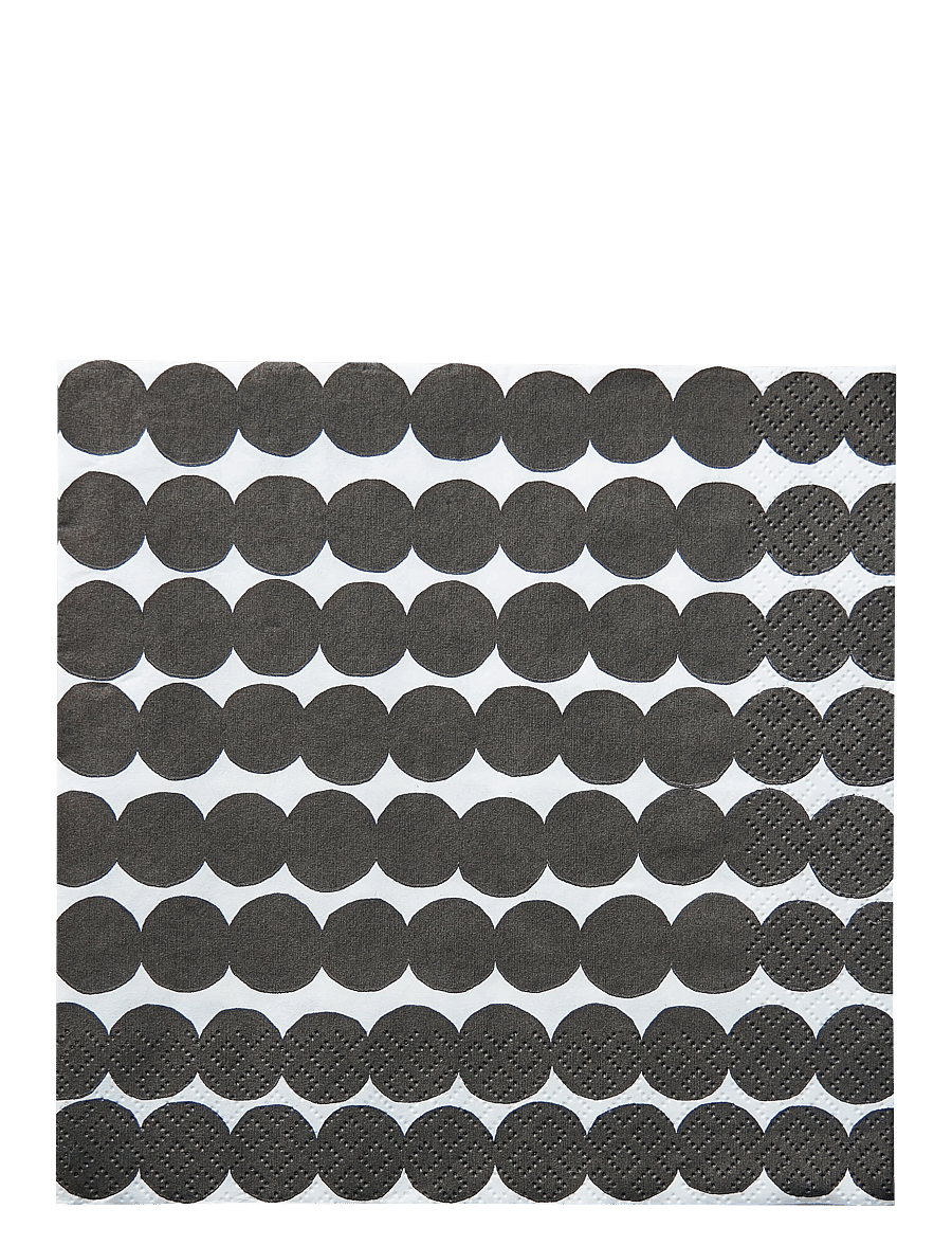 Marimekko by Havi - Marimekko napkin Räsymatto - papirservietter - black - 0