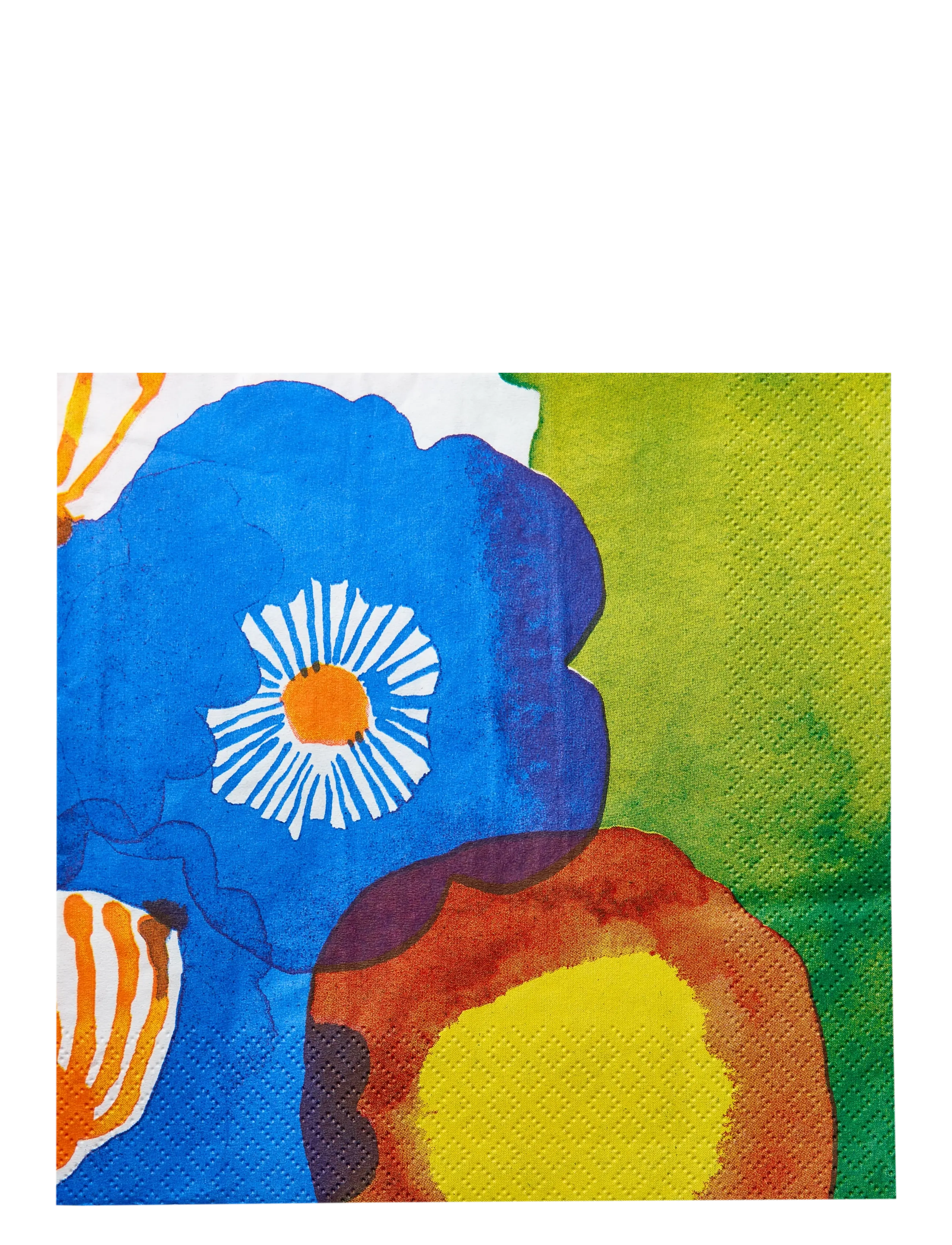 Marimekko by Havi Marimekko Napkin Juhannustaika, Paper Serviet, Blå, Str: 24X24CM