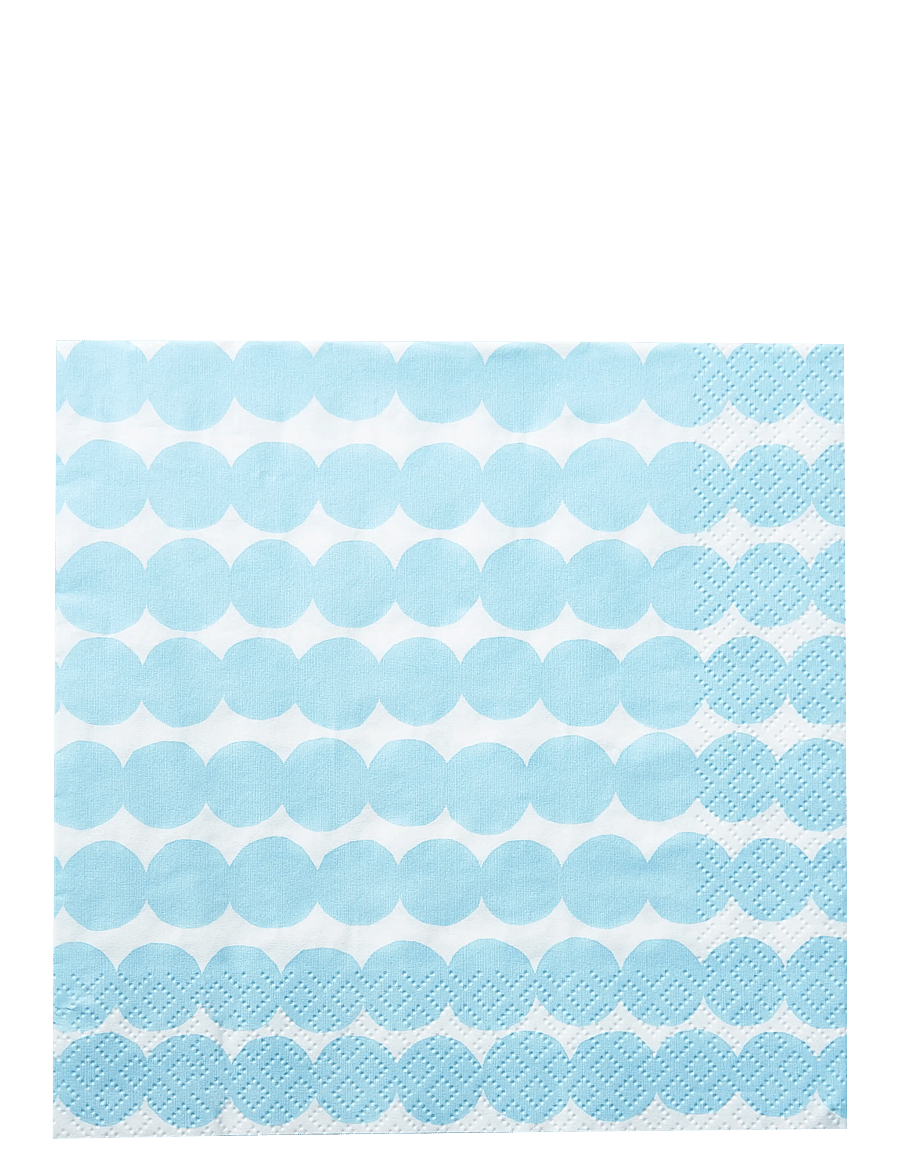 Marimekko by Havi - Marimekko napkin Räsymatto light blue - papierservietten - blue - 0