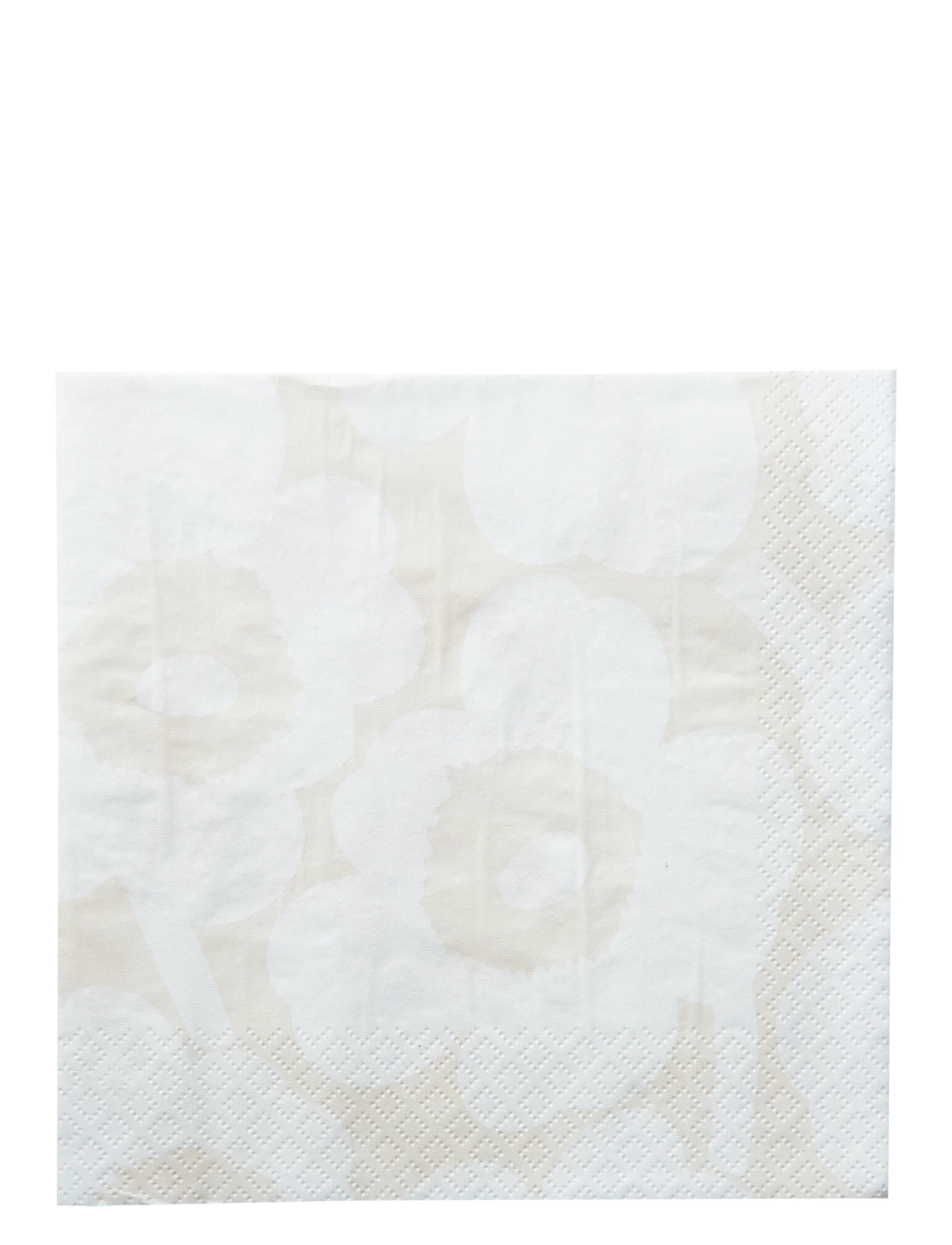 Marimekko by Havi Marimekko Napkin Unikko, Paper Serviet, Creme, Str: 24X24CM