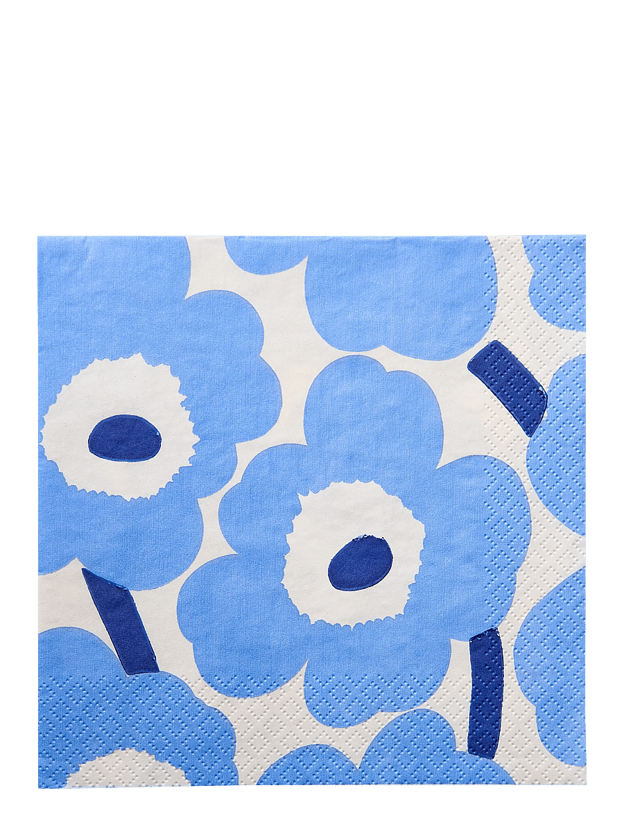 Marimekko by Havi - Marimekko napkin Unikko - papierservietten - blue - 0