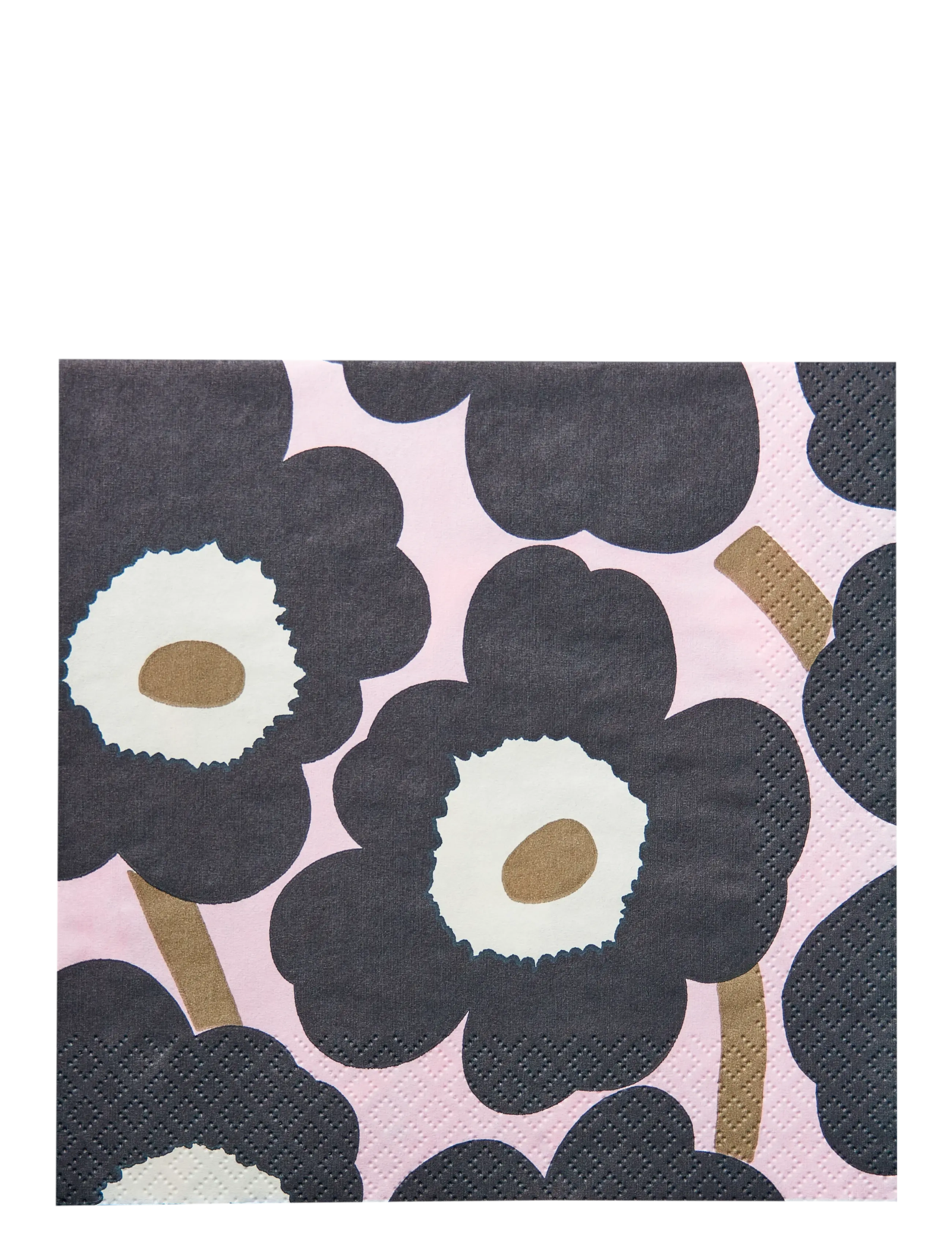 Marimekko by Havi Marimekko Napkin Unikko, Paper Serviet, Pink, Str: 24X24CM