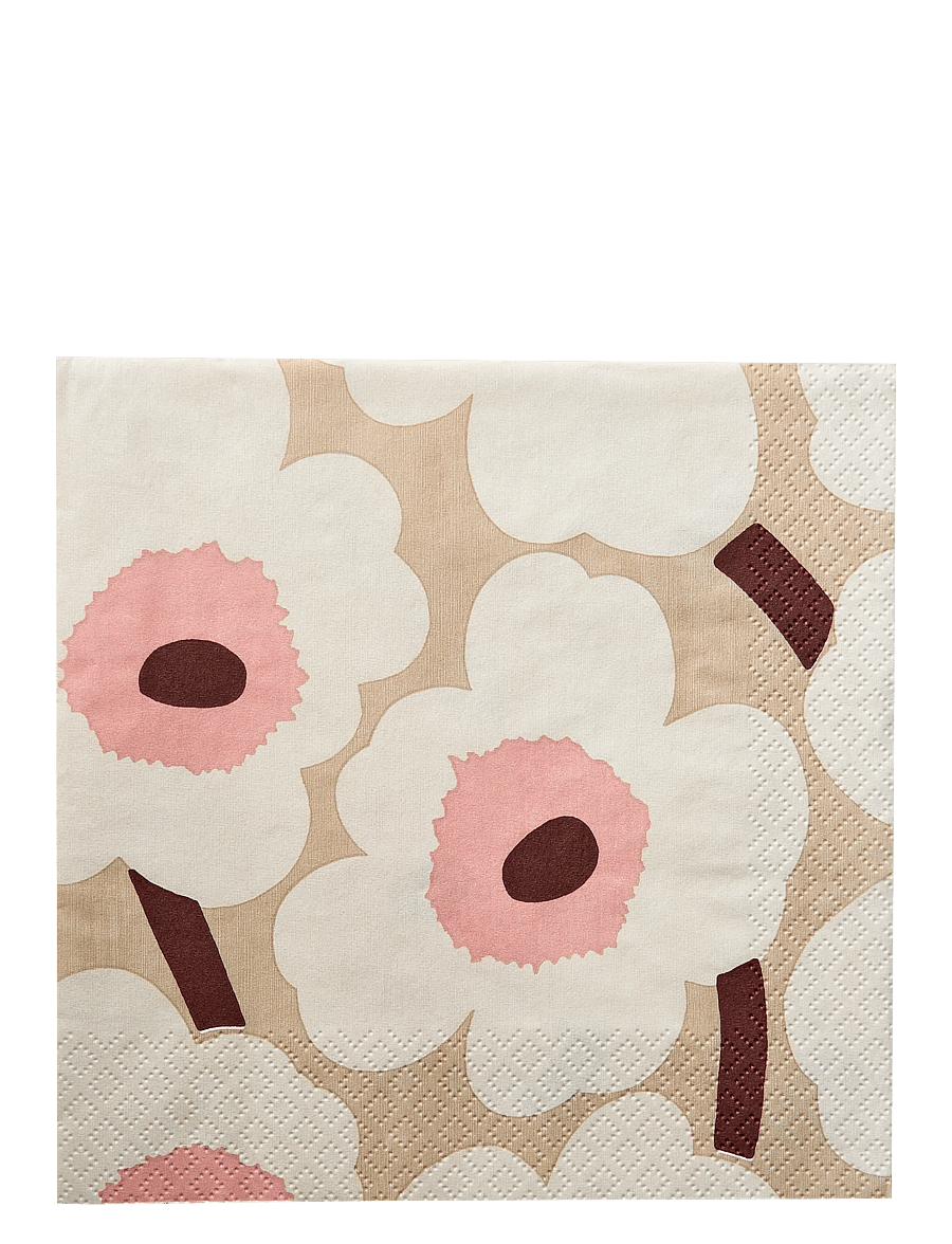Marimekko by Havi - Marimekko napkin Unikko - papierservietten - beige - 0