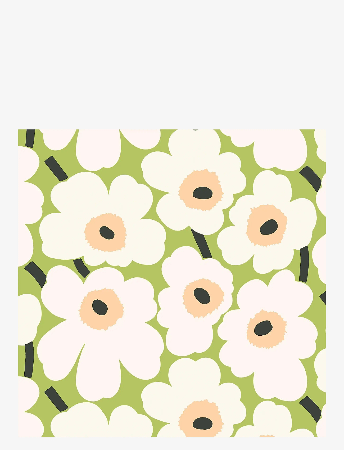 Marimekko by Havi - Marimekko napkin Mini Unikko - papirservietter - green - 0