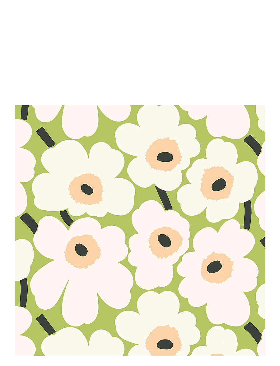 Marimekko by Havi - Marimekko napkin Mini Unikko - stoffservietten - green - 0