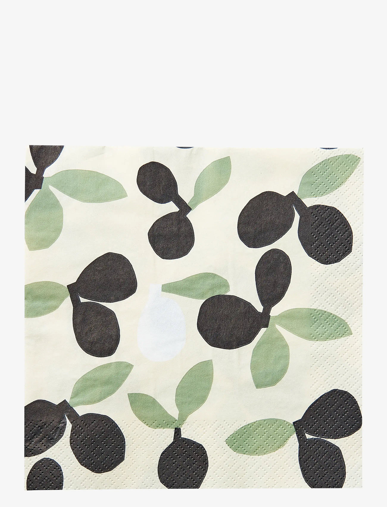 Marimekko by Havi - Marimekko napkin Omppo - papirservietter - green - 0