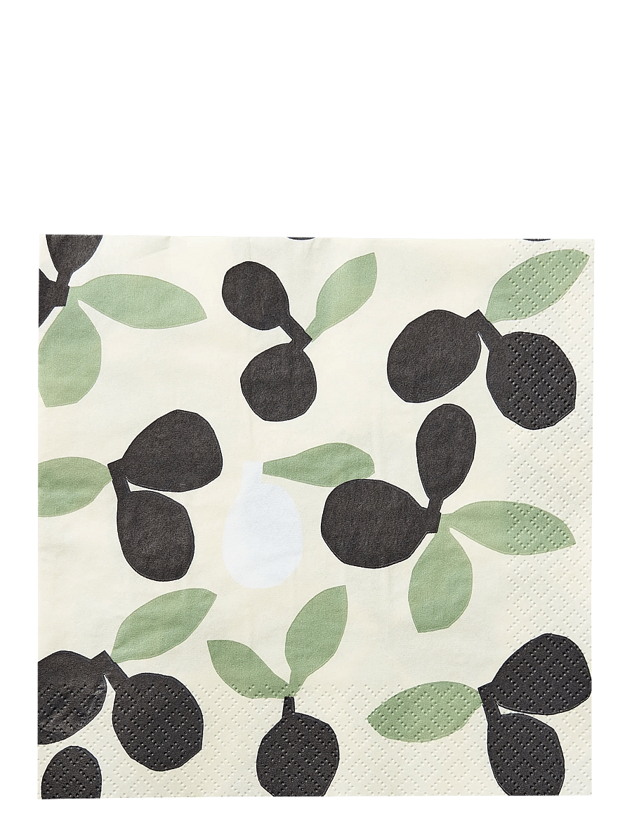 Marimekko by Havi - Marimekko napkin Omppo - popierinės servetėlės - green - 0