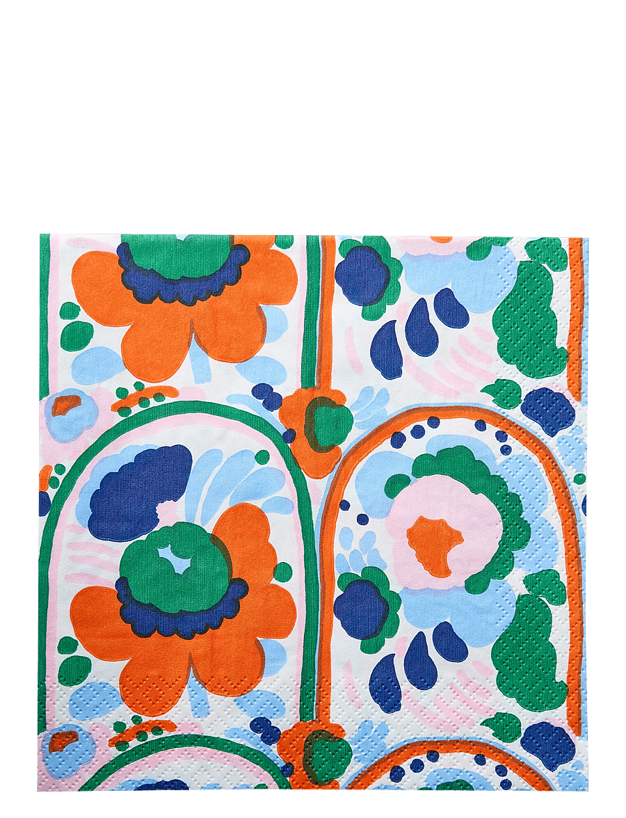 Marimekko by Havi - Marimekko napkin Karuselli - papīra salvetes - green - 0