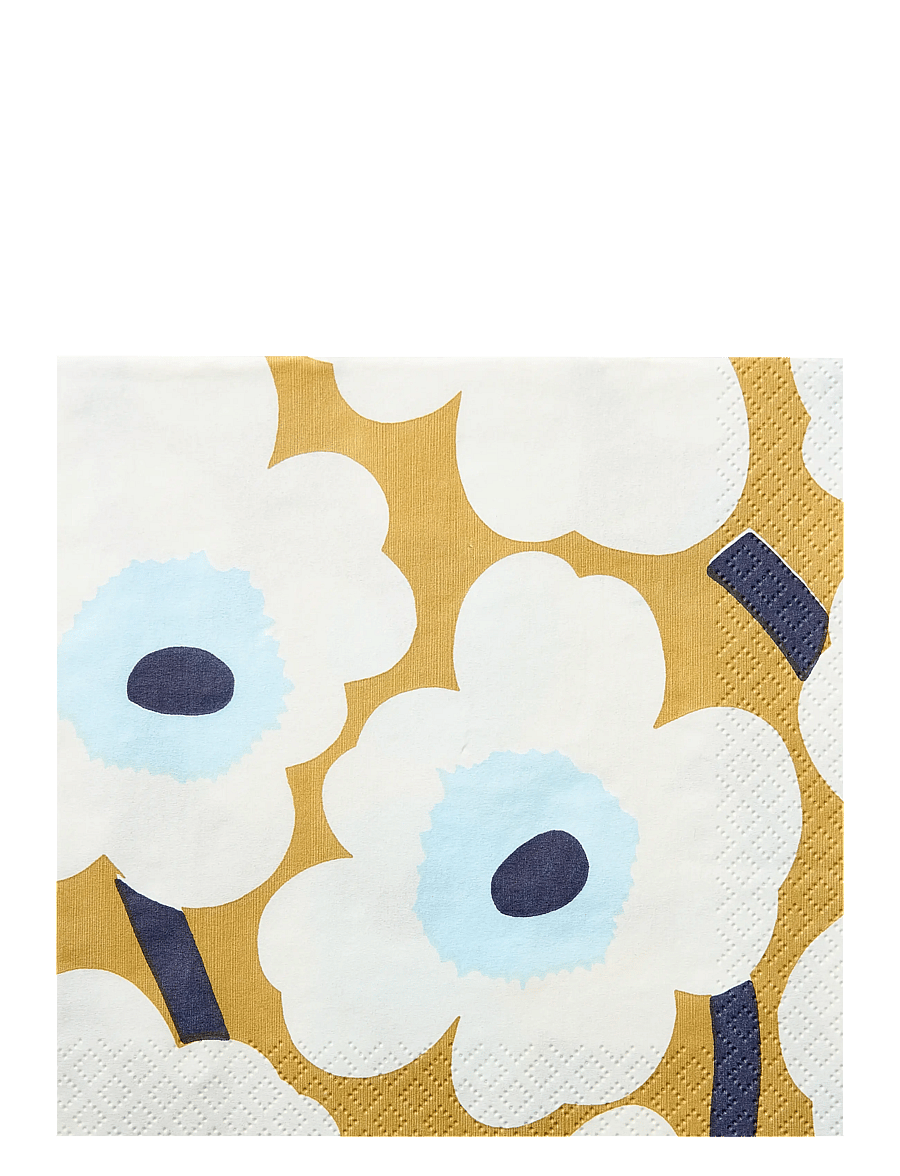 Marimekko by Havi - Marimekko napkin Unikko - linased ja puuvillased salvrätikud - beige - 0
