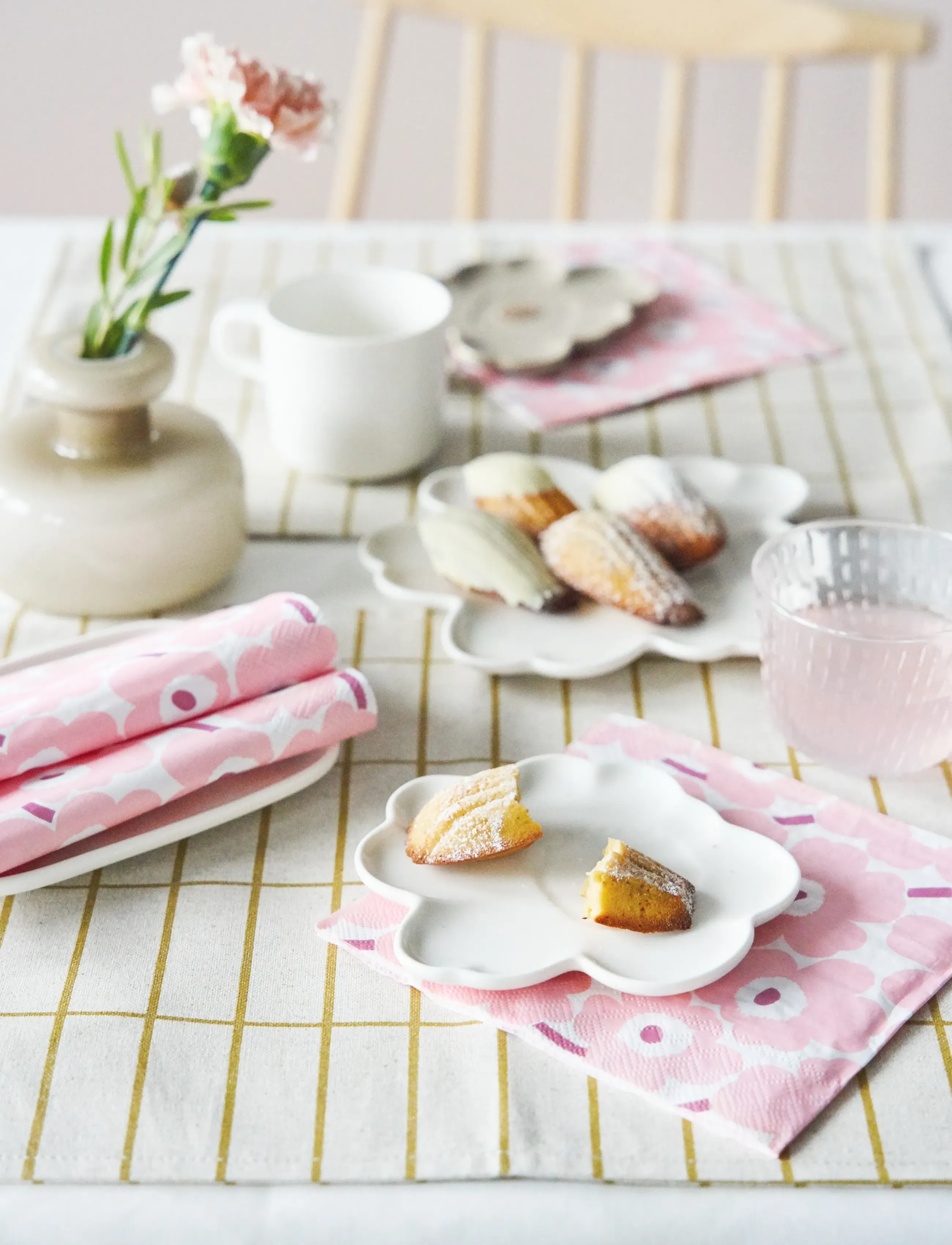 Marimekko by Havi Napkin Mini Unikko, 33X33 cm, Napkins, Rosa - Paper Homeware