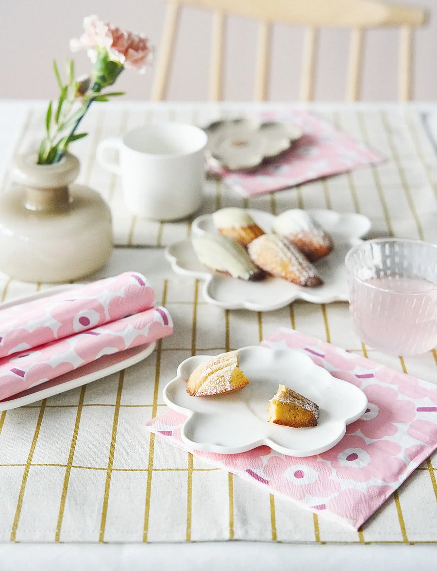 Marimekko by Havi - Marimekko napkin Mini Unikko light pink - papirservietter - pink - 0