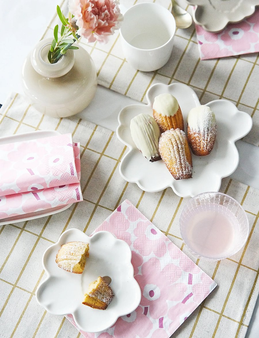 Marimekko by Havi - Marimekko napkin Mini Unikko light pink - papirservietter - pink - 2