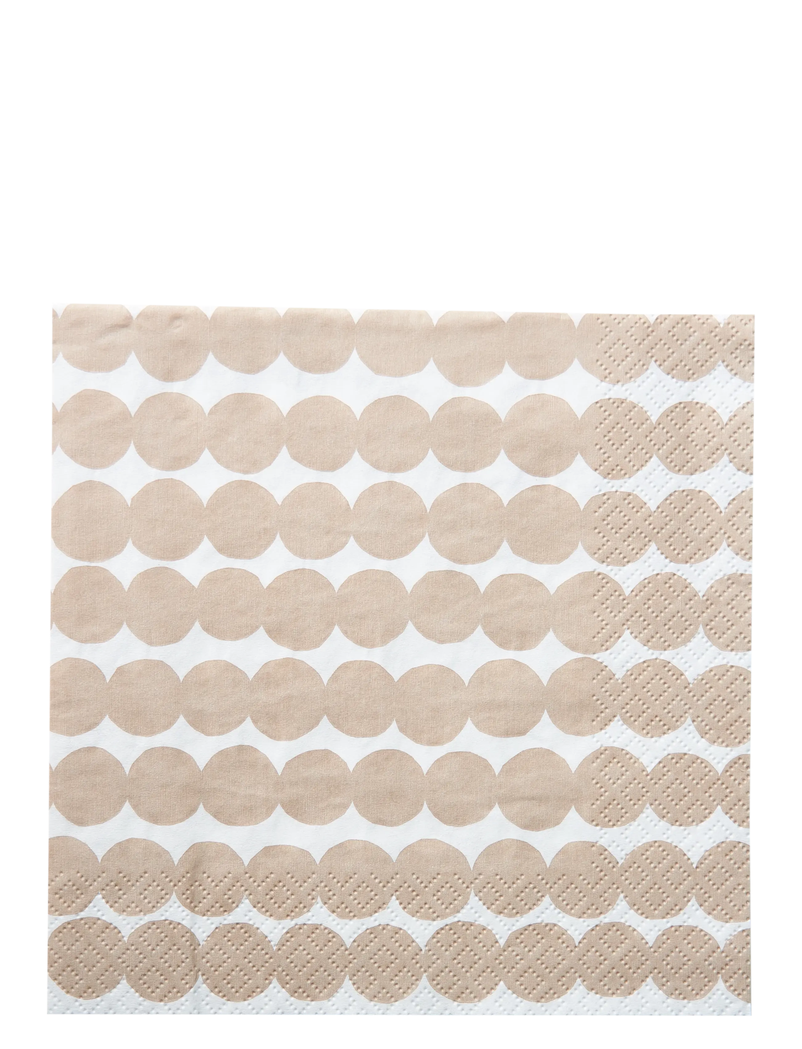 Marimekko by Havi Marimekko Napkin Räsymatto, Paper Serviet, Beige, Str: 33X33CM