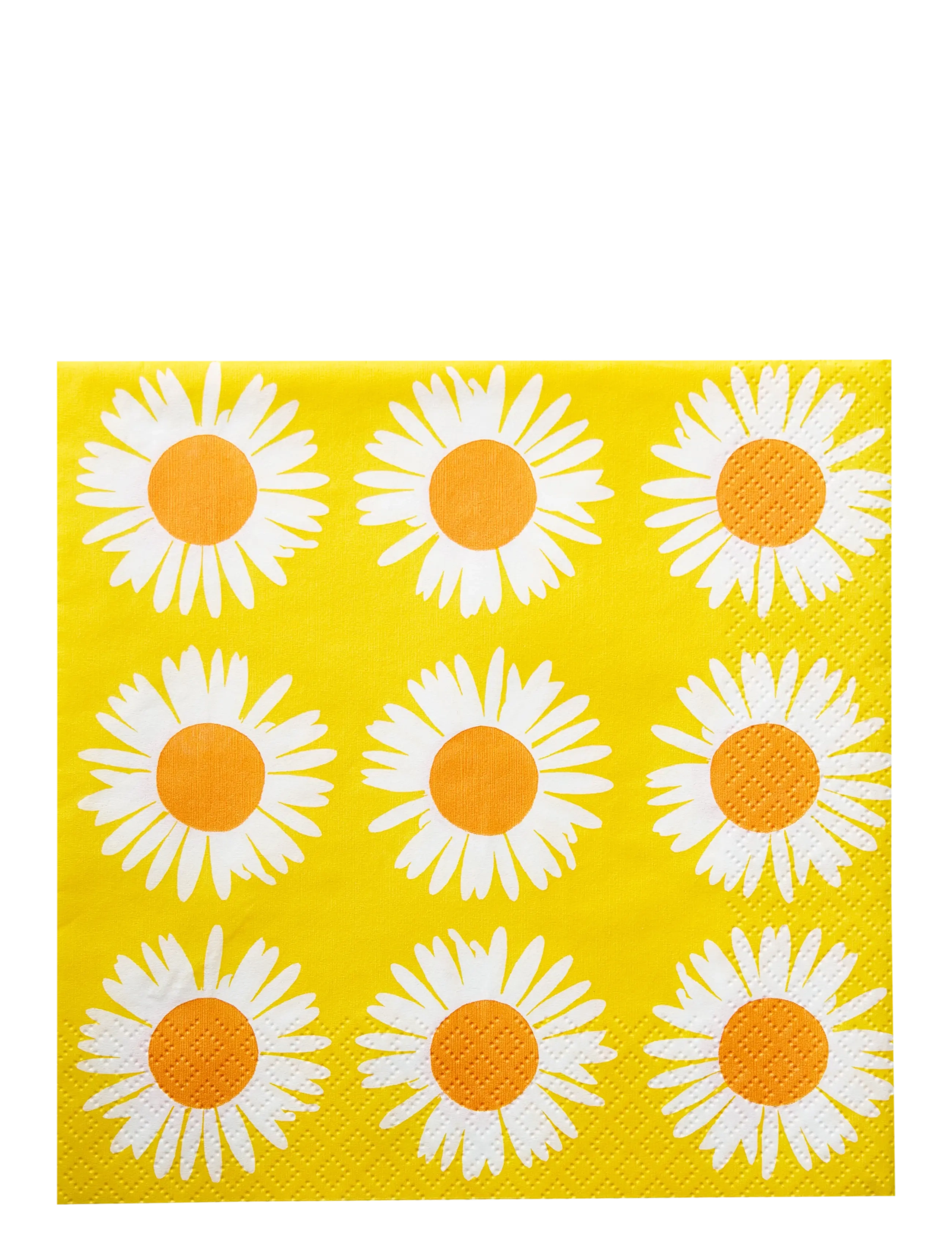 Marimekko by Havi Marimekko Napkin Auringonkukka, Paper Serviet, Gul, Str: 33X33CM