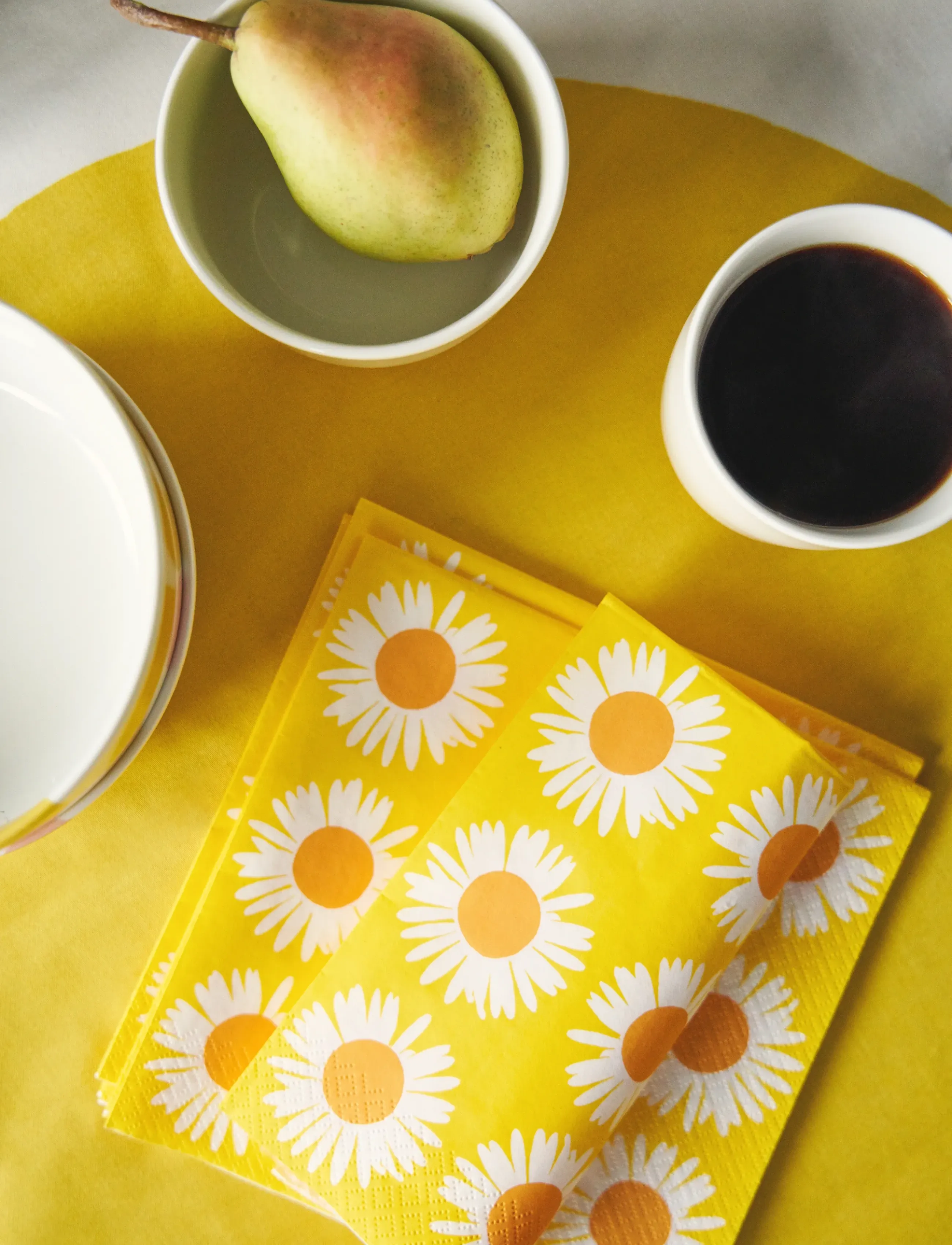 Marimekko by Havi Marimekko Napkin Auringonkukka,,,Gelb Gr.33X33CM