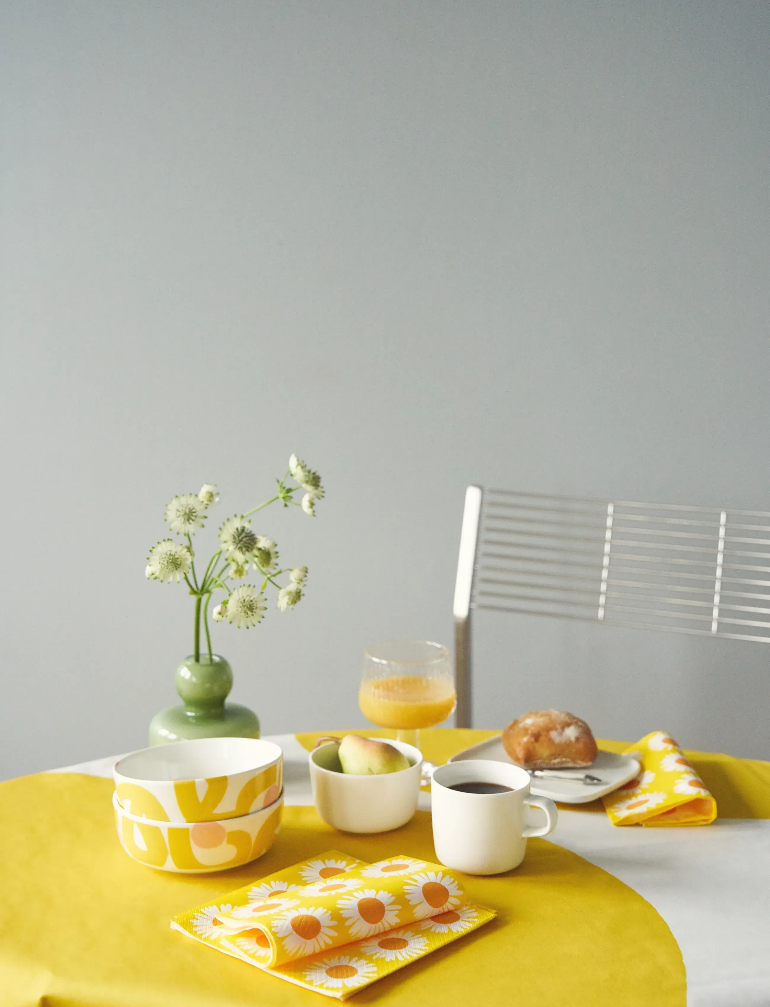 Marimekko by Havi - Marimekko napkin Auringonkukka - servetit - yellow - 2