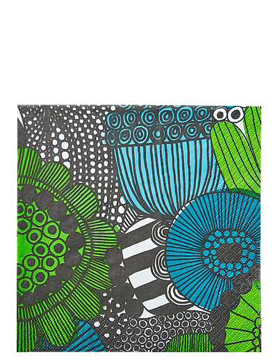 Marimekko by Havi Marimekko napkin Siirtolapuutarha - Pappersservetter - BLUE / blue