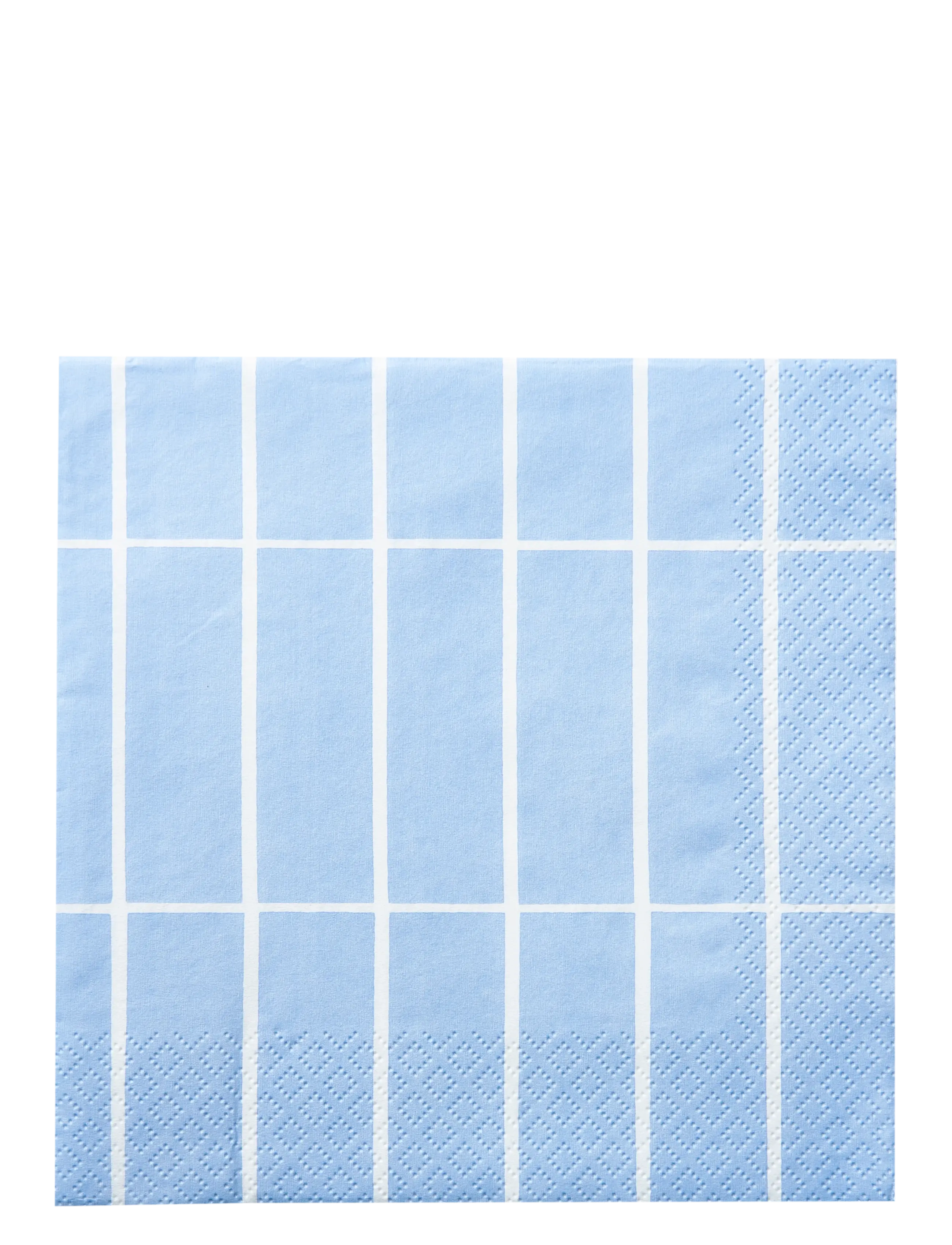 Marimekko by Havi Marimekko Napkin Tiiliskivi, Paper Serviet, Blå, Str: 33X33CM