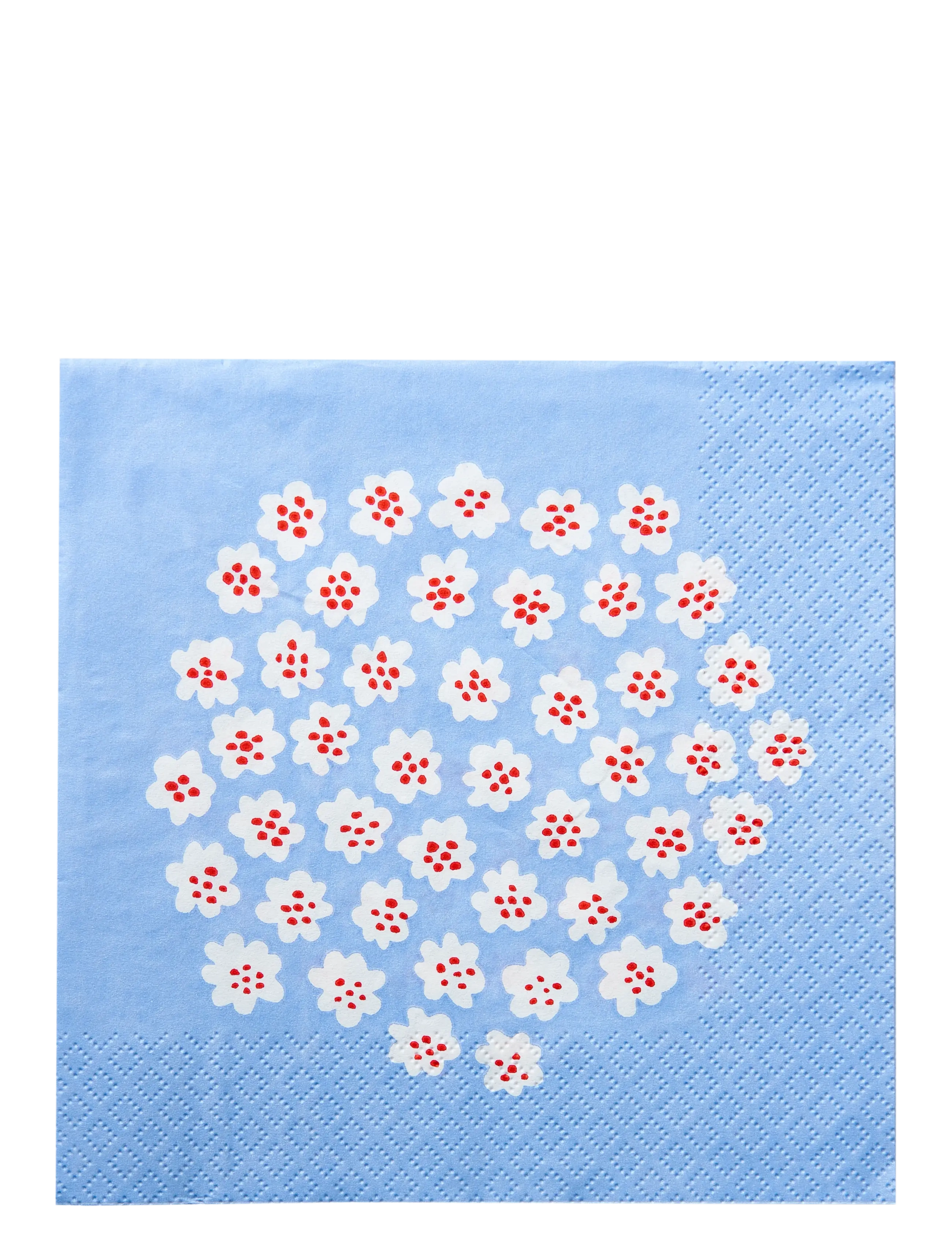 Marimekko by Havi Marimekko Napkin Puketti, Paper Serviet, Blå, Str: 33X33CM