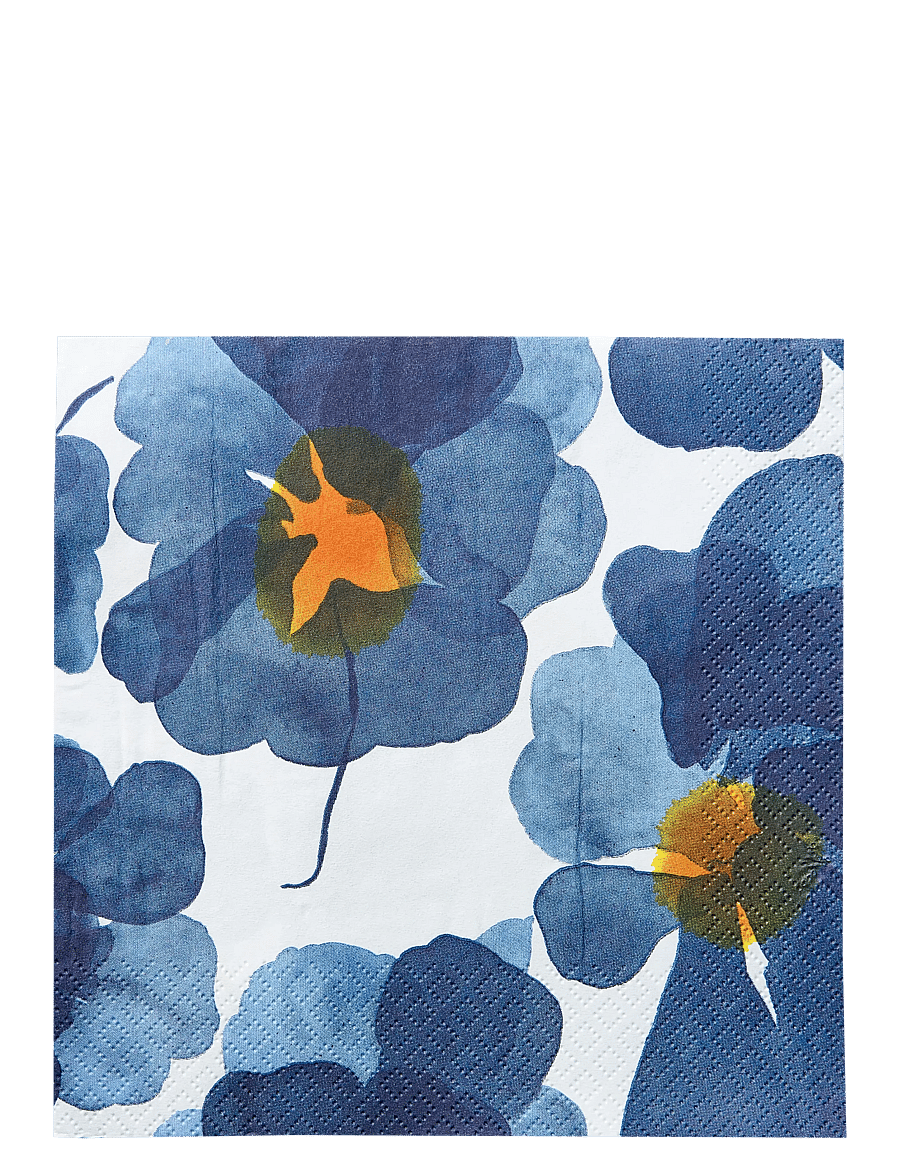 Marimekko by Havi - Marimekko napkin Valssi blue - stofservietter - blue - 0