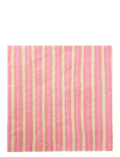 Marimekko by Havi Marimekko napkin Piccolo - Pappersservetter - PINK / pink/rose