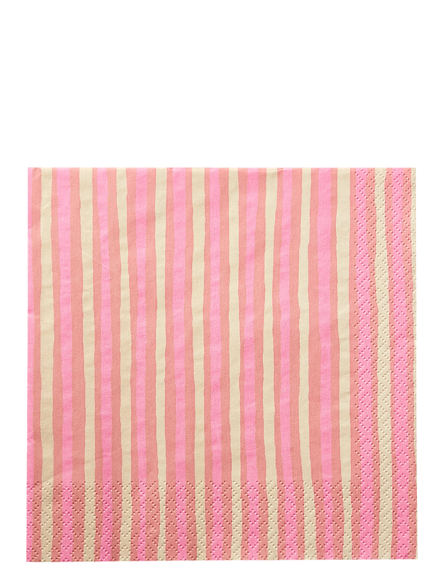 Marimekko by Havi - Marimekko napkin Piccolo - pabersalvrätikud - pink - 0