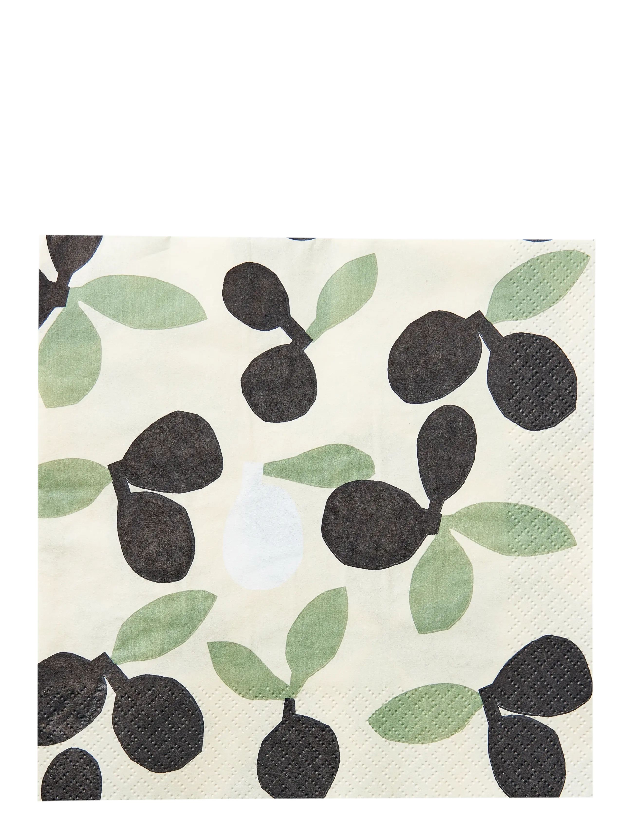 Marimekko by Havi Marimekko Napkin Omppo, Paper Serviet, Grøn, Str: 33X33CM