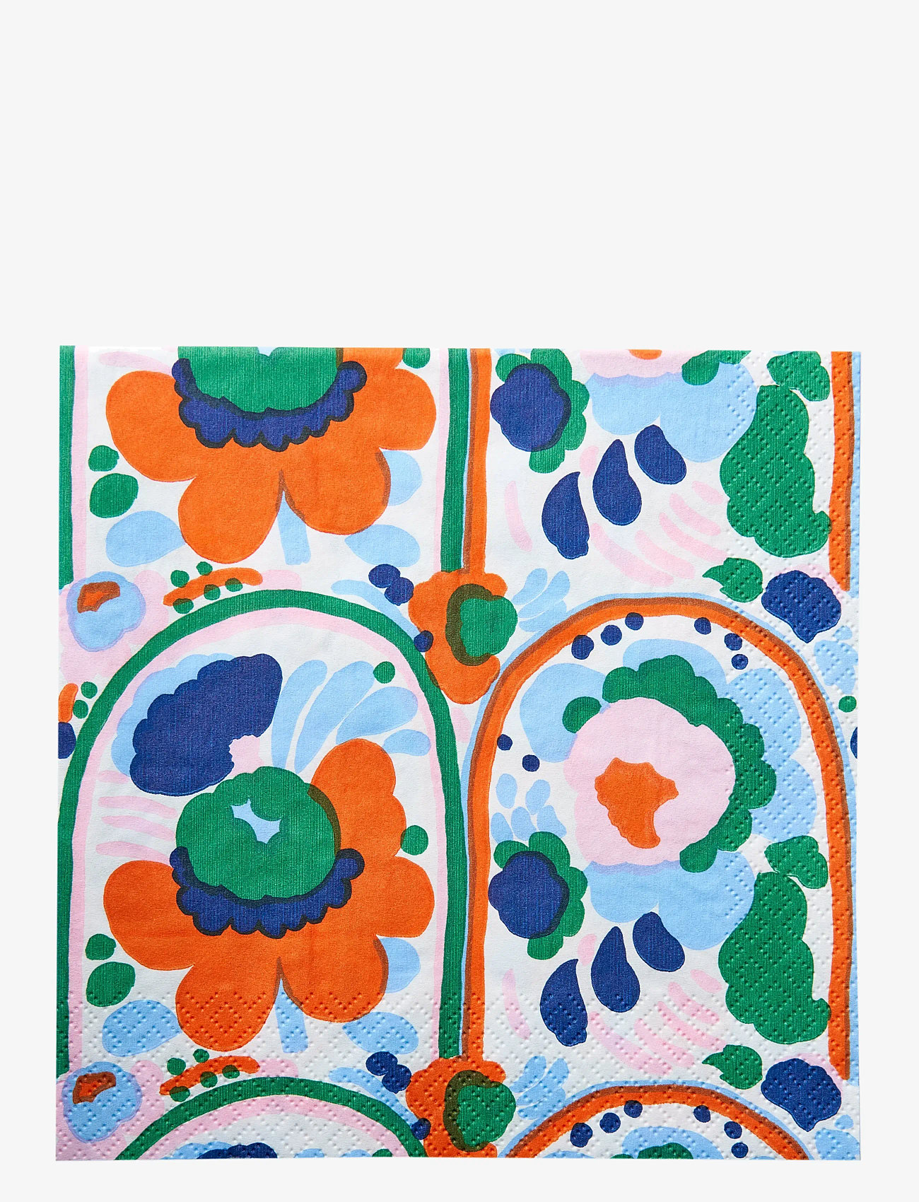 Marimekko by Havi - Marimekko napkin Karuselli - papirservietter - orange - 0