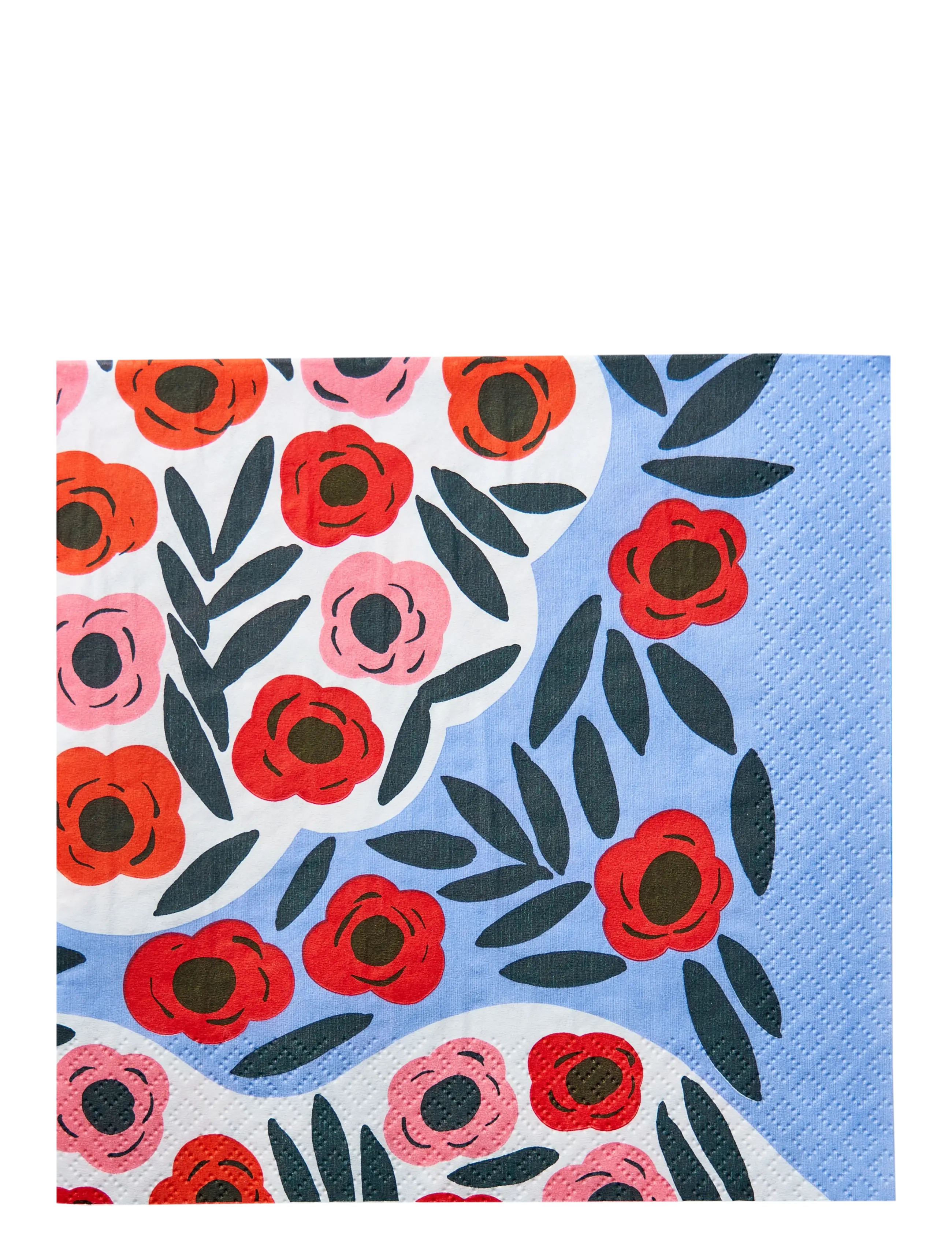 Marimekko by Havi Marimekko Napkin Ruukku, Paper Serviet, Blå, Str: 33X33CM
