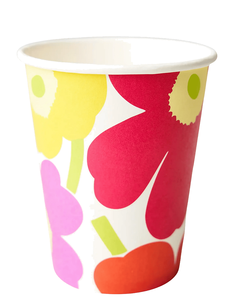 Marimekko by Havi - Marimekko Mini Unikko Hotcup - piknikutarvikud - yellow - 0