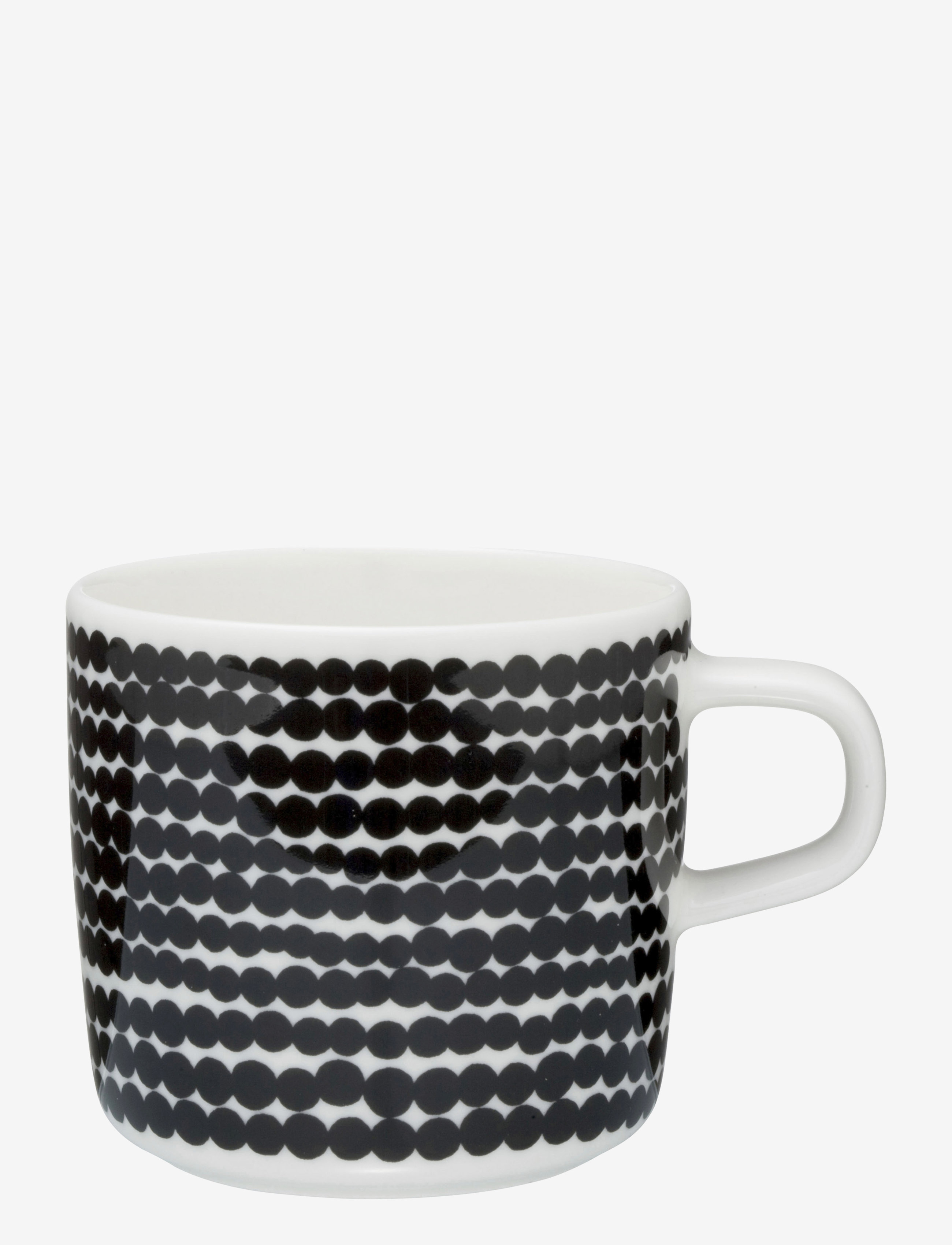 Marimekko Home SIIRTOLAP. COFFEE CUP 2DL - Home Office - WHITE,BLACK/RäSYMATTO / black