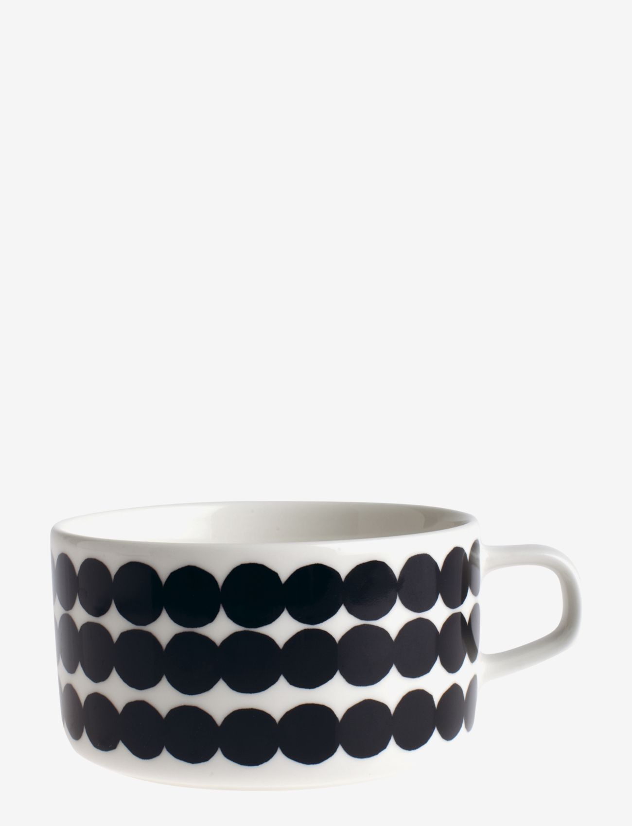 Marimekko Home Siirtolap. Teacup 2,5 Dl, Coffee Kop, Sort, Str: 25 cl