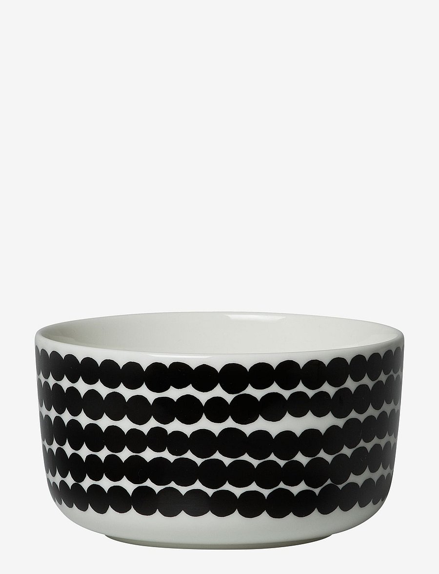 Marimekko Home - SIIRTOLAPUUTARHA BOWL 5DL - madalaimad hinnad - white,black/räsymatto - 0