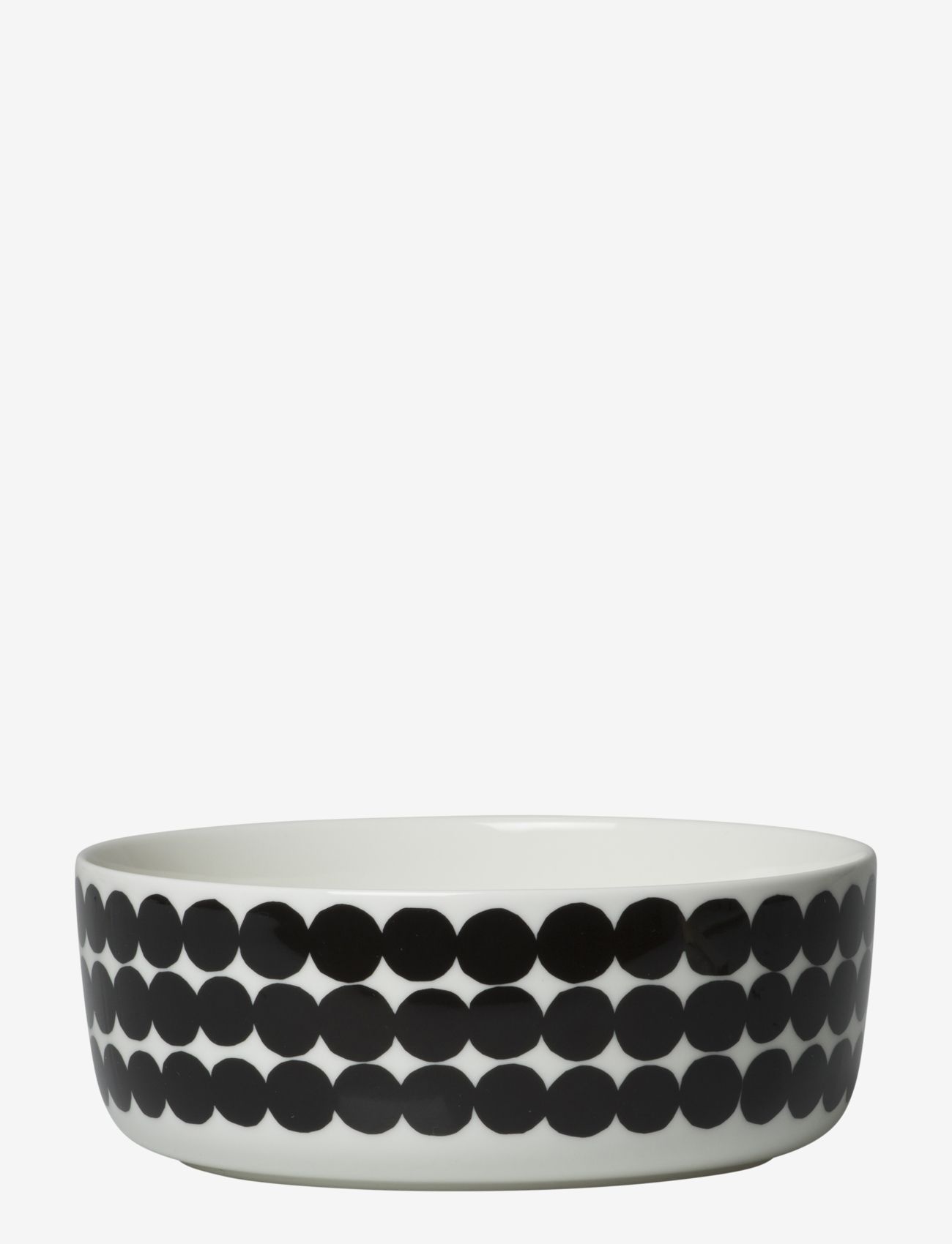 Marimekko Home - SIIRTOLAPUUTARHA BOWL - serving bowls - white,black/räsymatto - 0