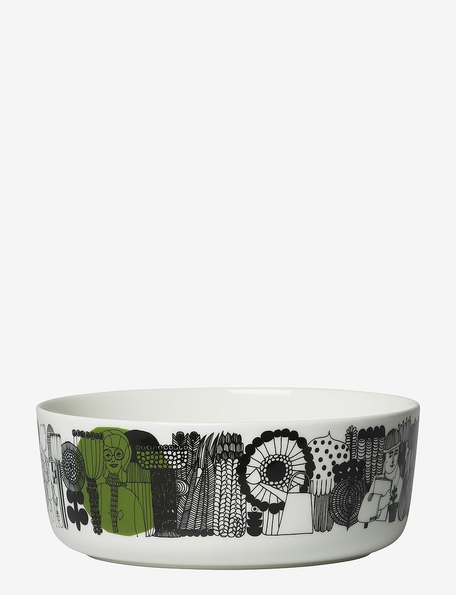 Marimekko Home - SIIRTOLAPUUTARHA BOWL 1,5 L - servierschalen - white,black,green - 0