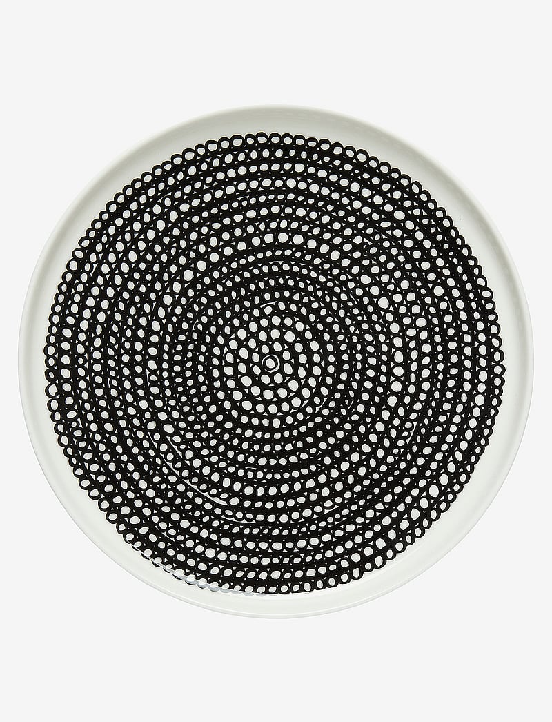 Marimekko Home - SIIRTOLAPUUTARHA PLATE - asietter - white,black,black - 0