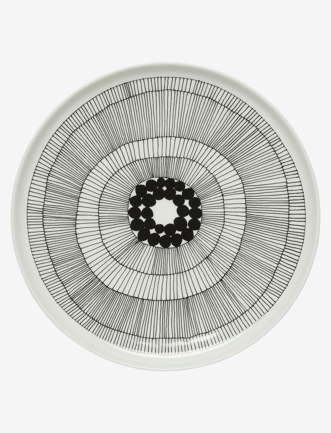 Marimekko Home - SIIRTOLAPUUTARHA PLATE - lägsta priserna - white,black - 0