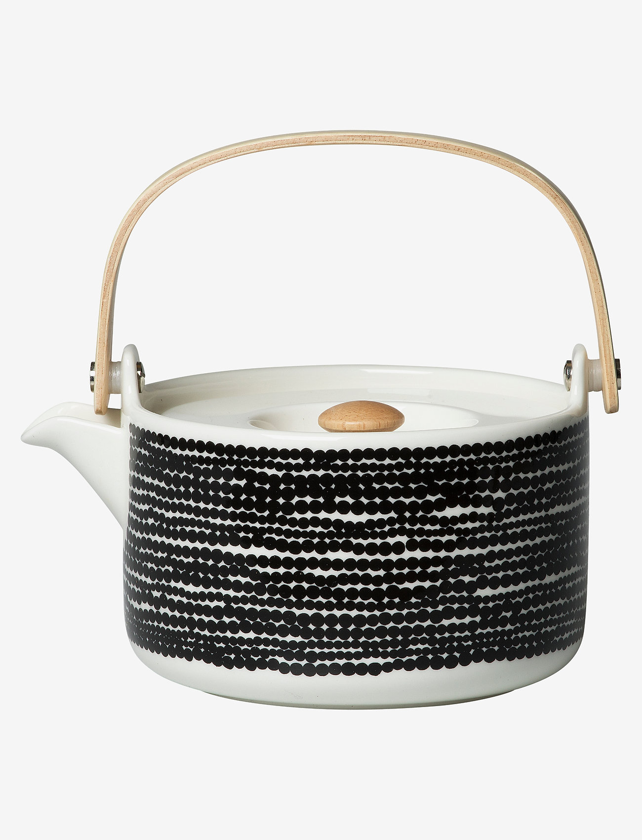 Marimekko Home - SIIRTOLAPUUTARHA TEAPOT 7DL - teekannen - white, black - 1