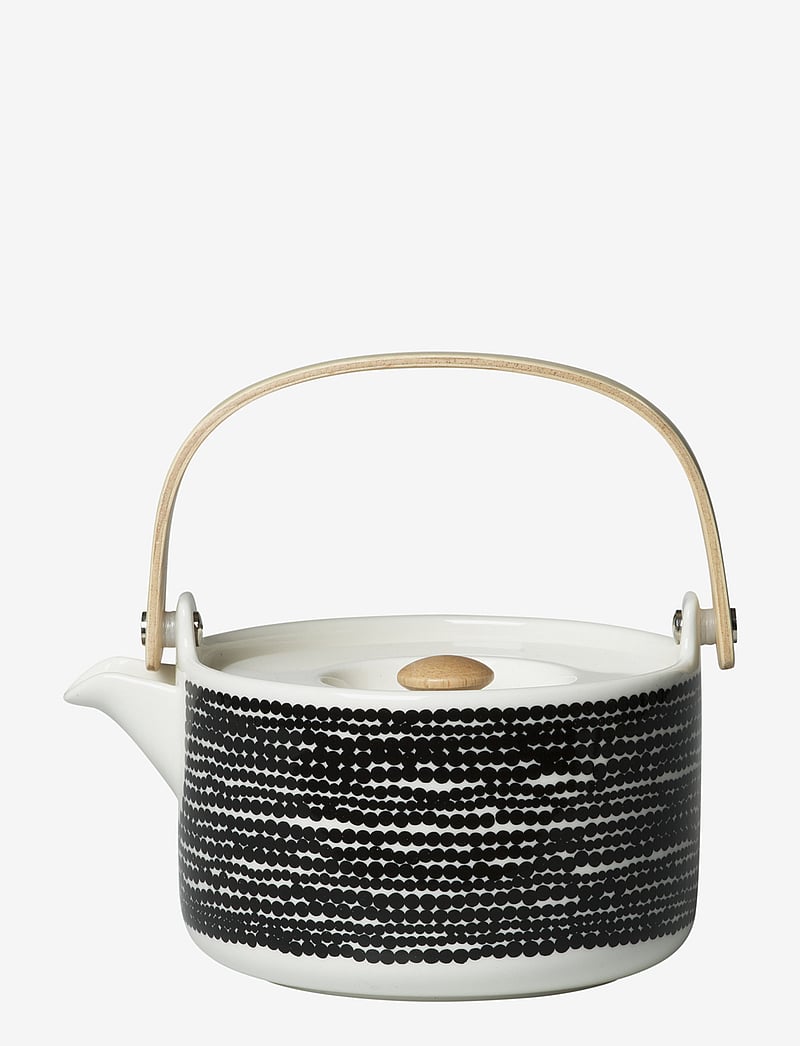 Marimekko Home - SIIRTOLAPUUTARHA TEAPOT 7DL - teekannud - white, black - 0