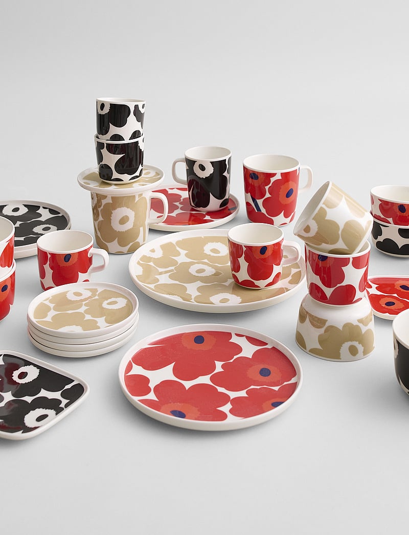 Marimekko Home - UNIKKO COFFEE CUP 2DL - nach preis einkaufen - white, red, blue - 2